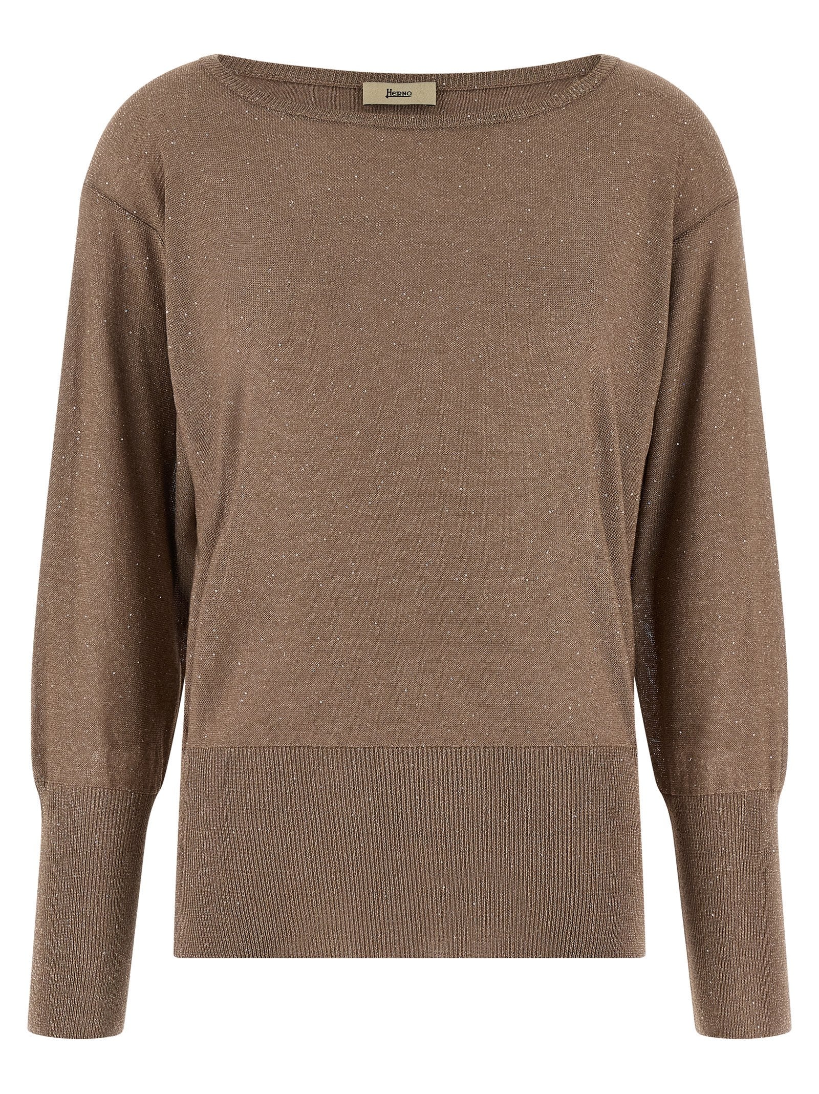 Herno Brown Viscose Women's Cardigan