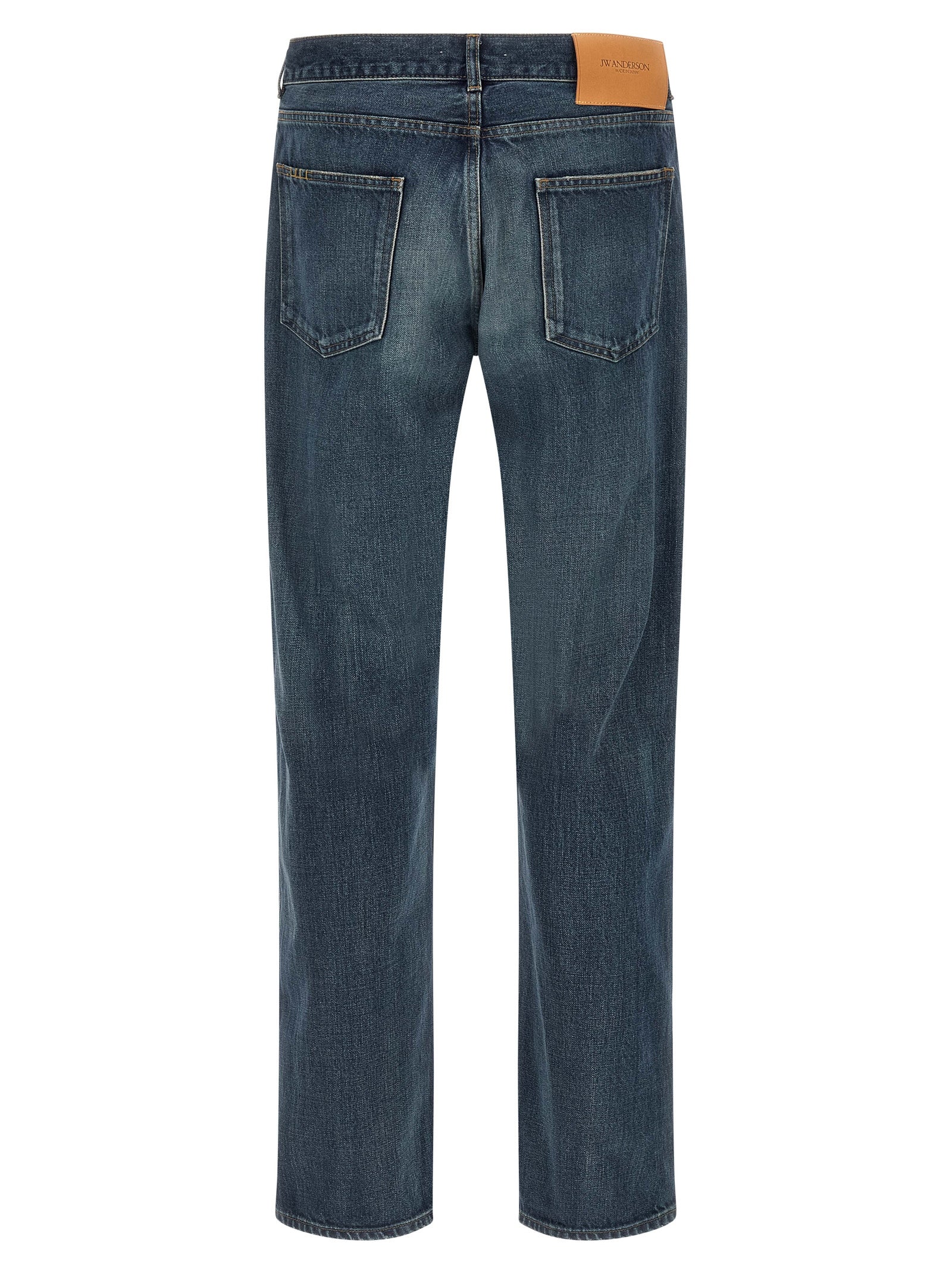 J.W.Anderson Blue Cotton Straight-Leg Men's Jeans
