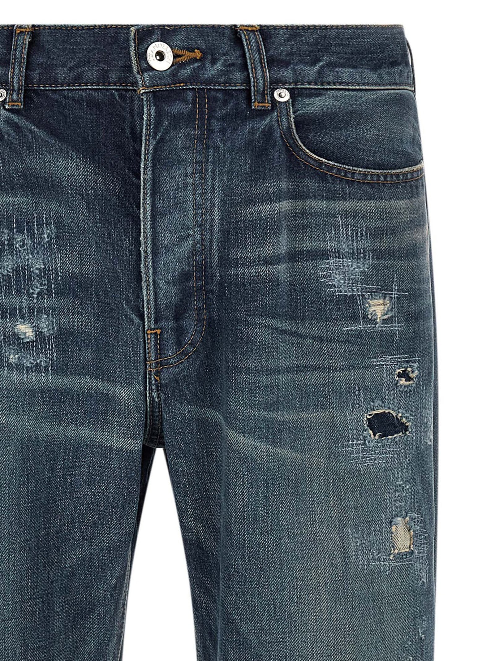 J.W.Anderson Blue Cotton Straight-Leg Men's Jeans