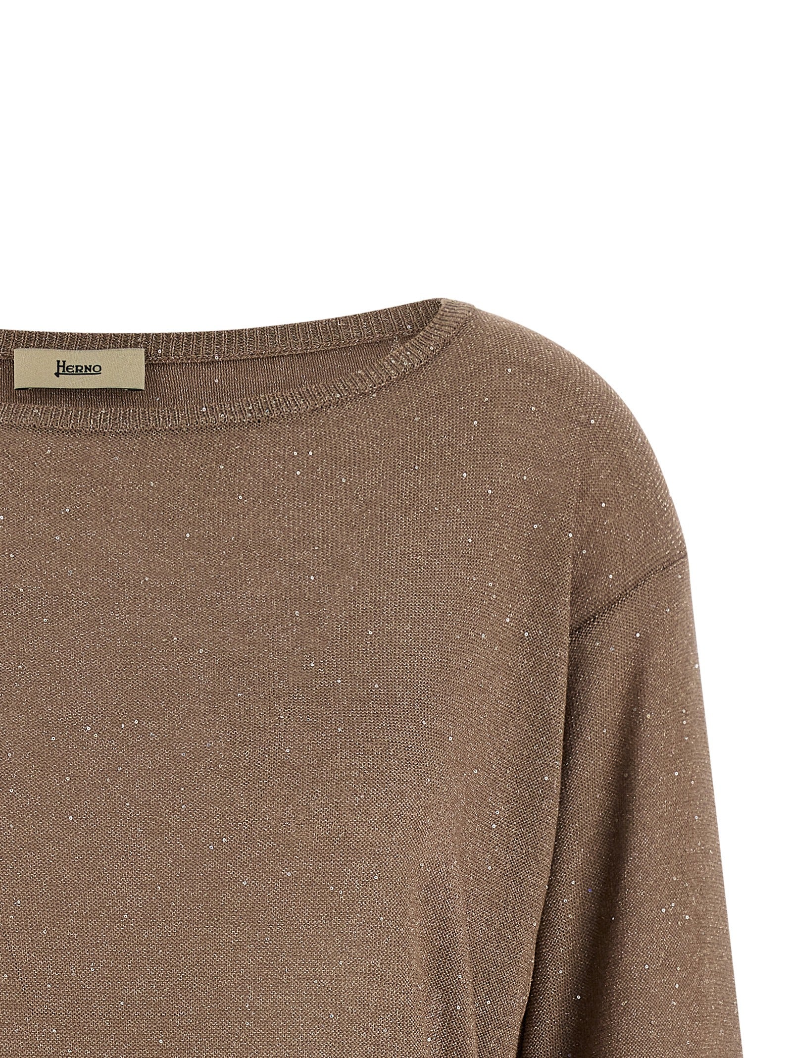 Herno Brown Viscose Women's Cardigan
