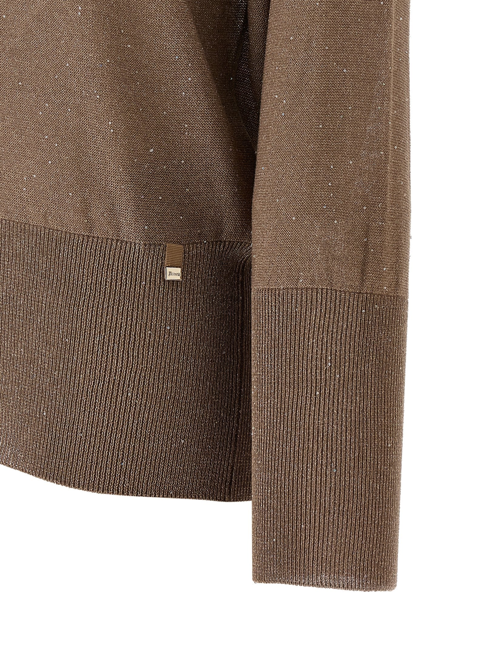 Herno Brown Viscose Women's Cardigan