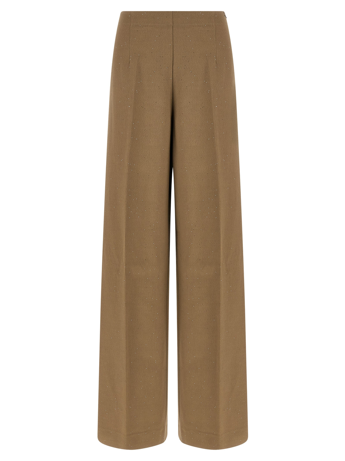 Herno Brown Viscose Casual Women's Pants