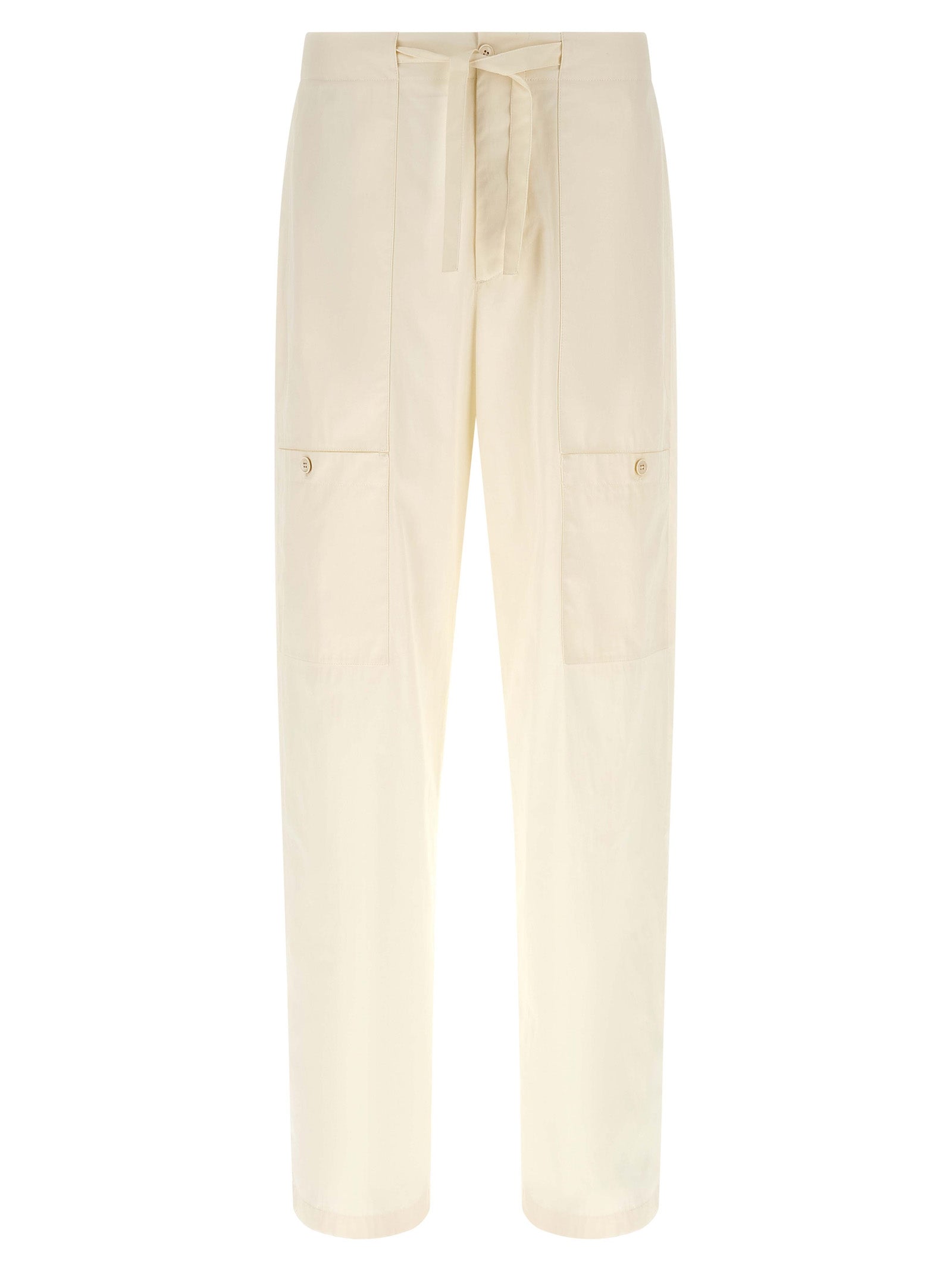 Jil Sander Beige Cotton Cargo Men's Pants