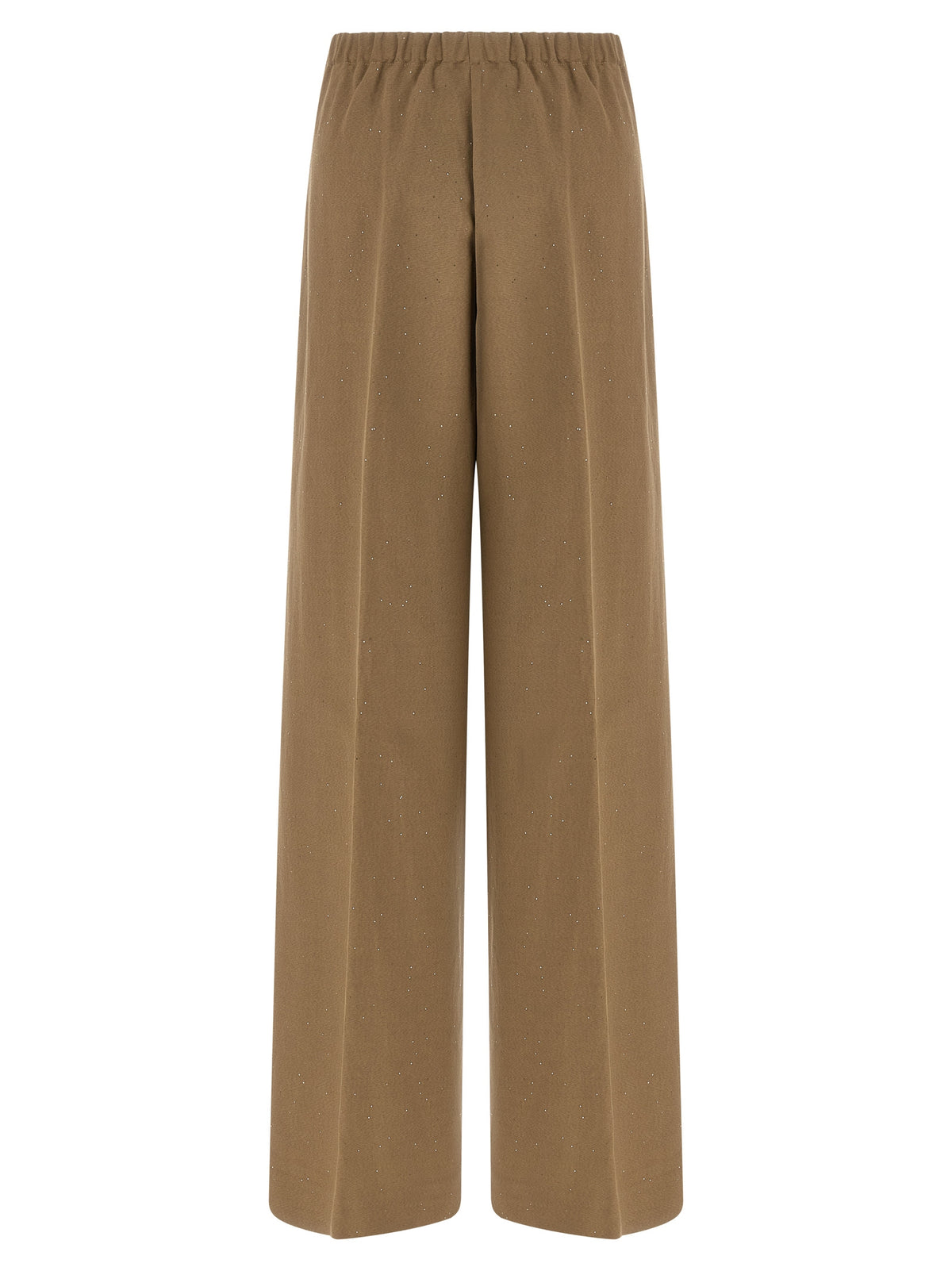 Herno Brown Viscose Casual Women's Pants