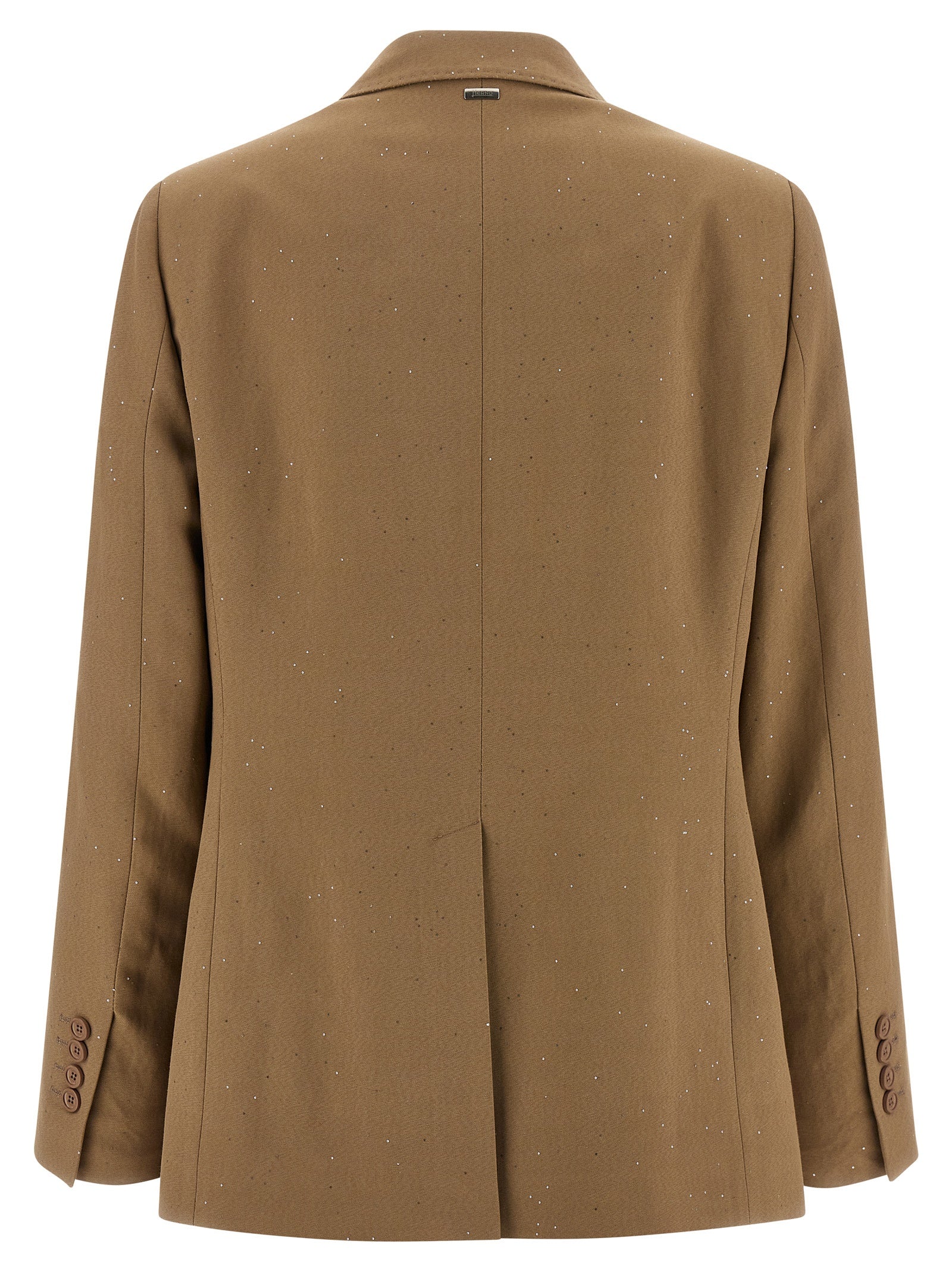 Herno Beige Viscose Women's Blazer