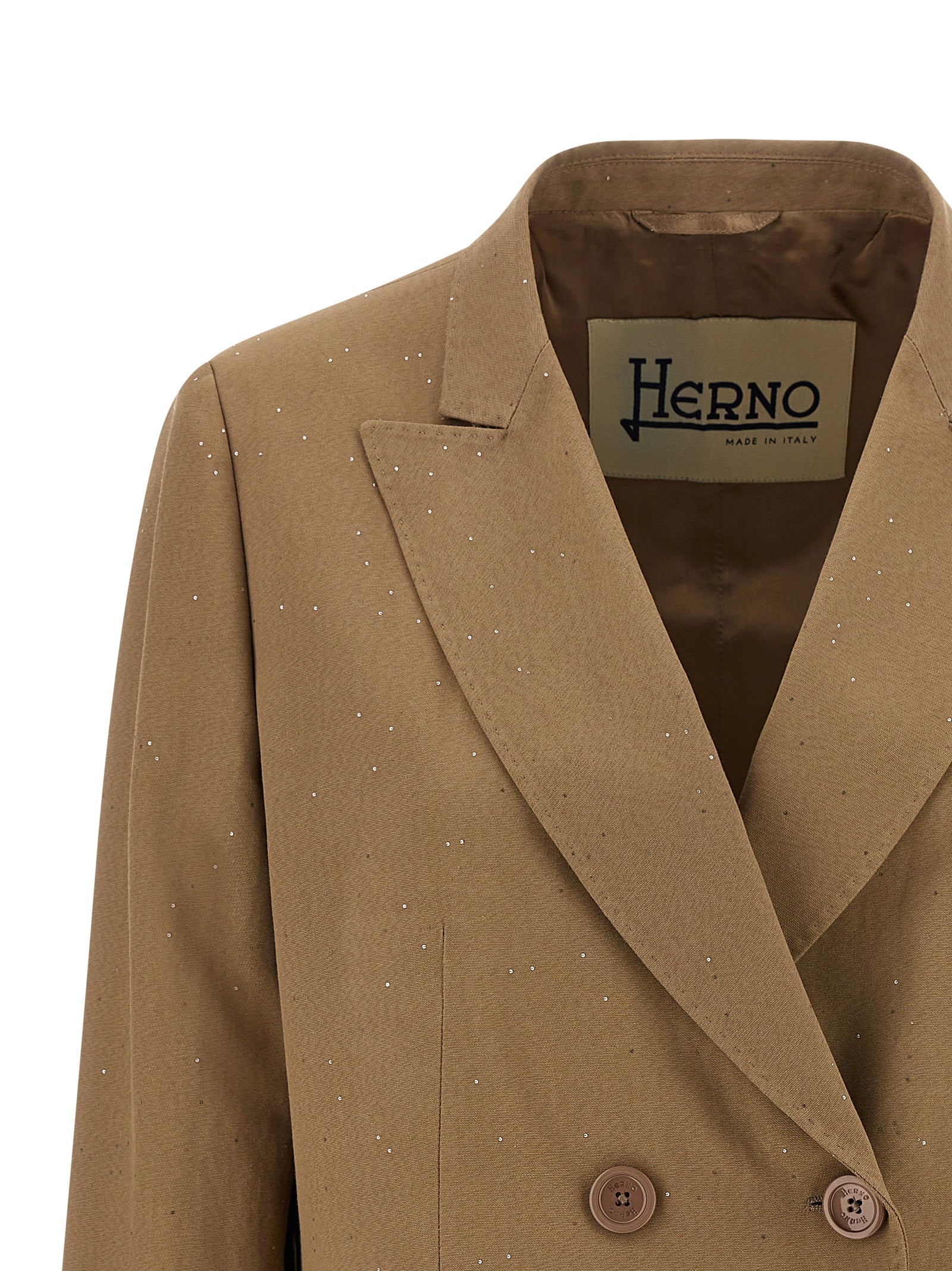 Herno Beige Viscose Women's Blazer