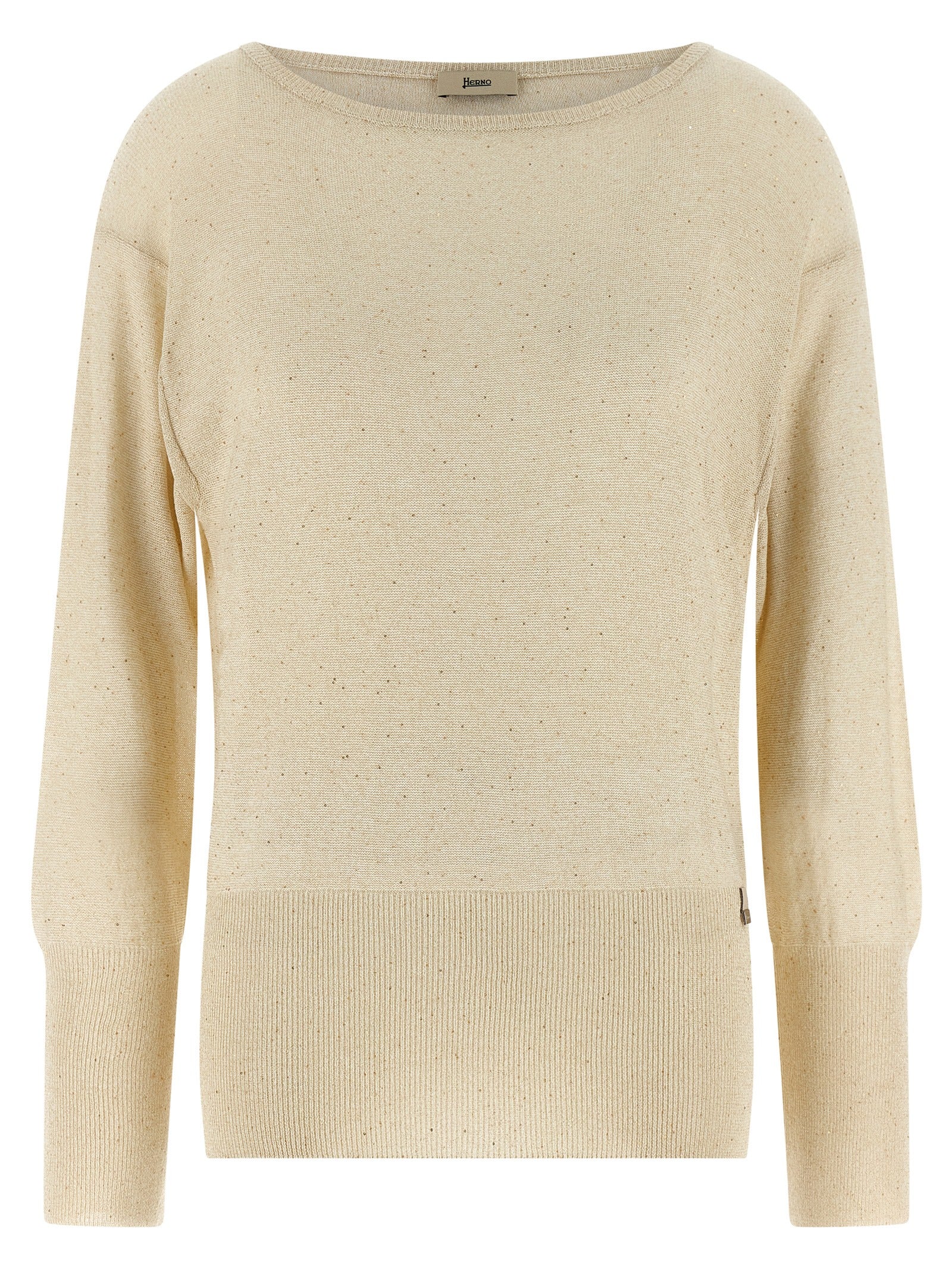 Herno Beige Viscose Women's Cardigan