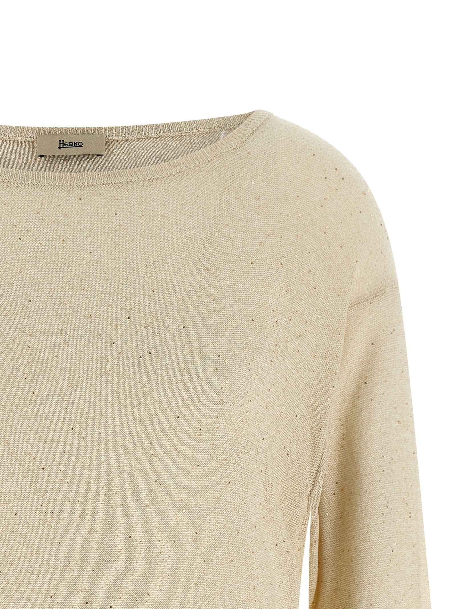 Herno Beige Viscose Women's Cardigan