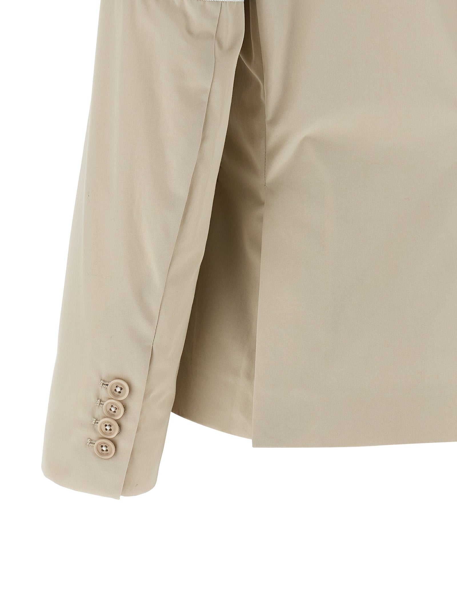 Thom Browne Beige Cotton Women's Blazer