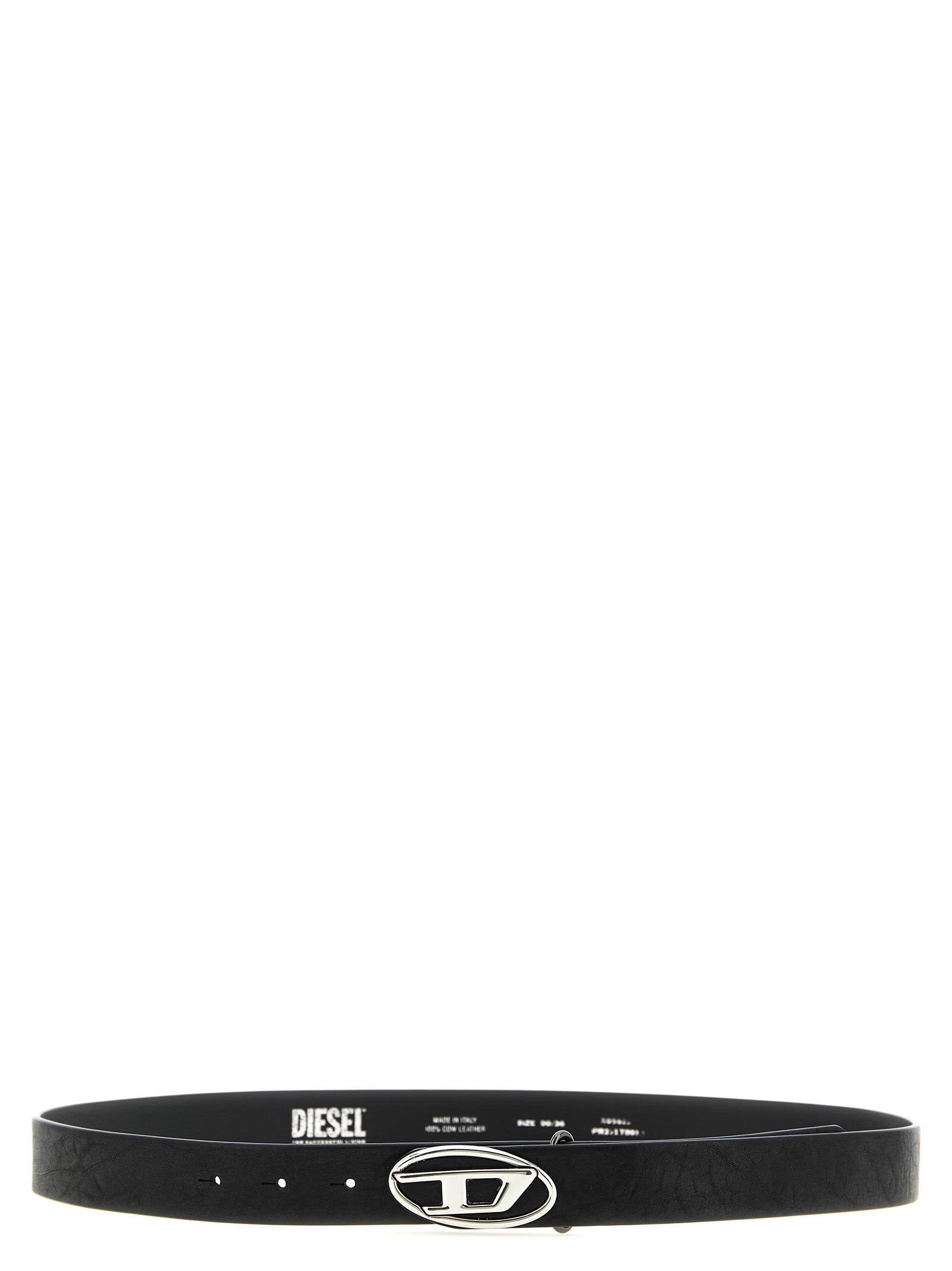 Diesel Black Polyethylene Regular Men's Belt