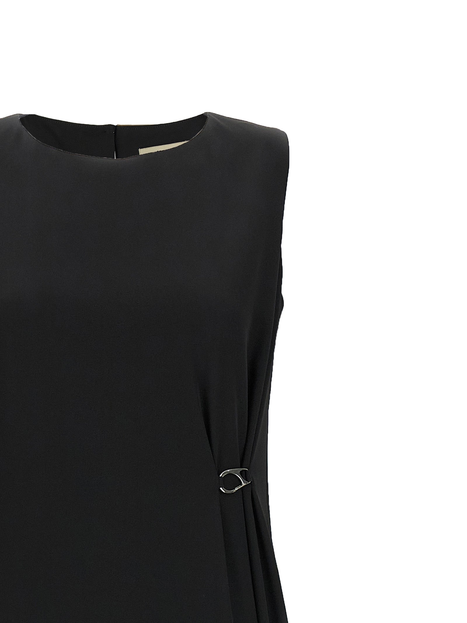 Herno Black Polyester Long Women's Dress