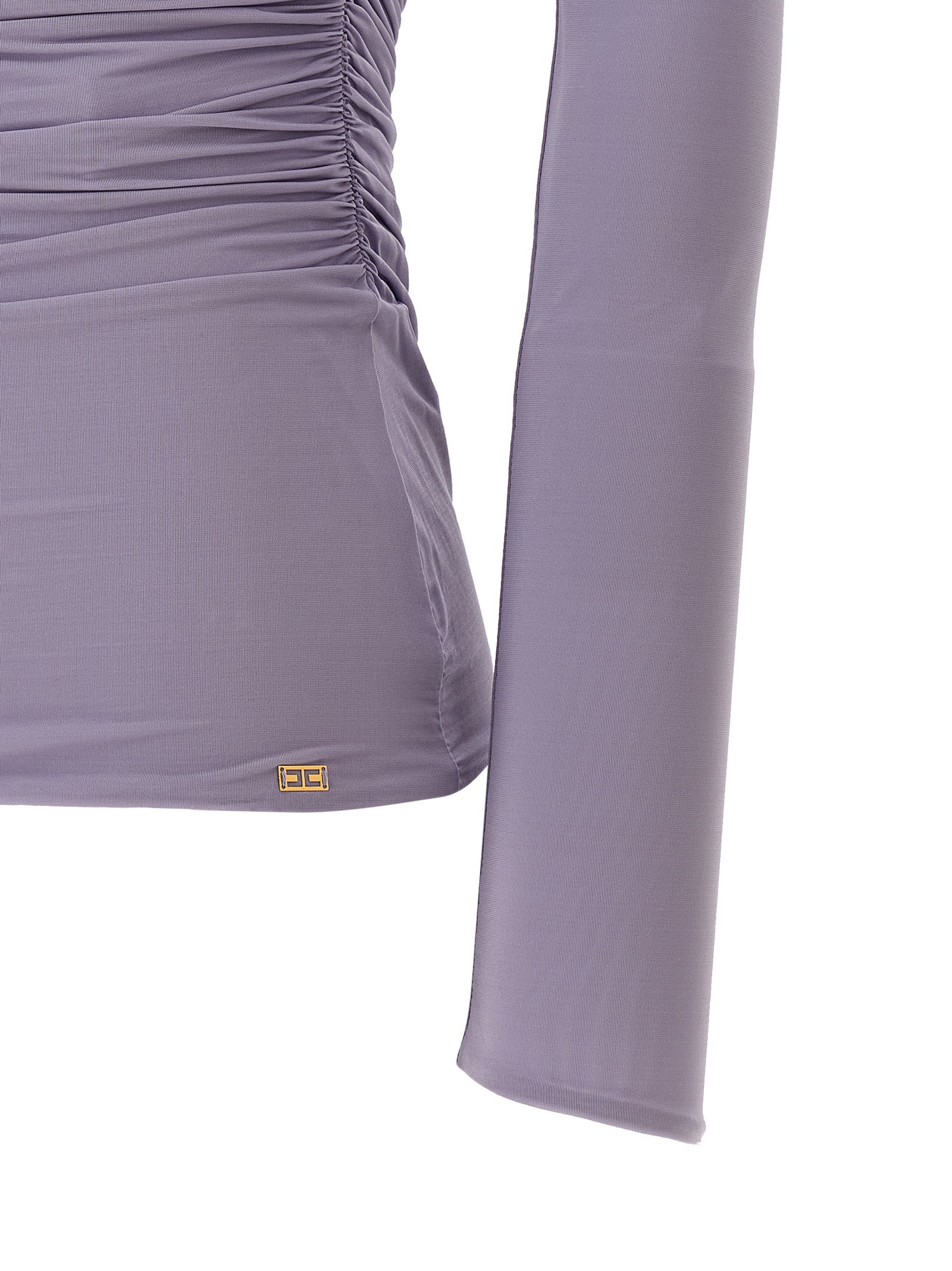 Elisabetta Franchi Purple Viscose Tank Women's Tops