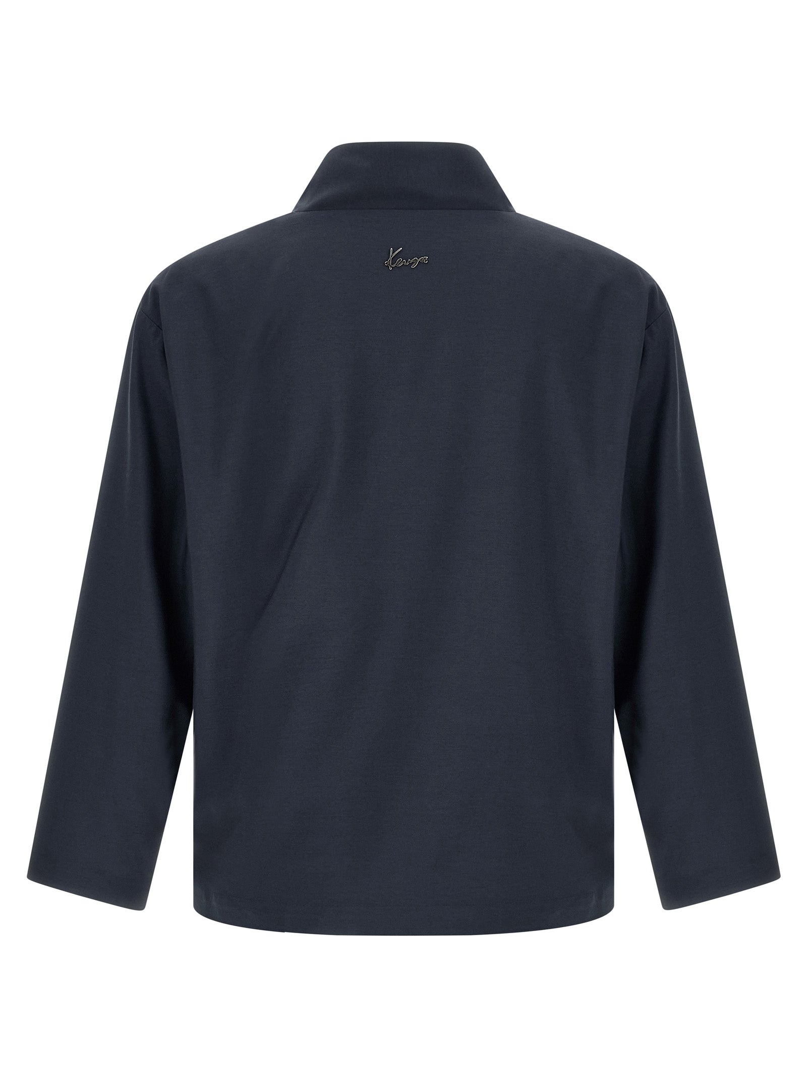 Kenzo Blue Viscose Men's Blazer