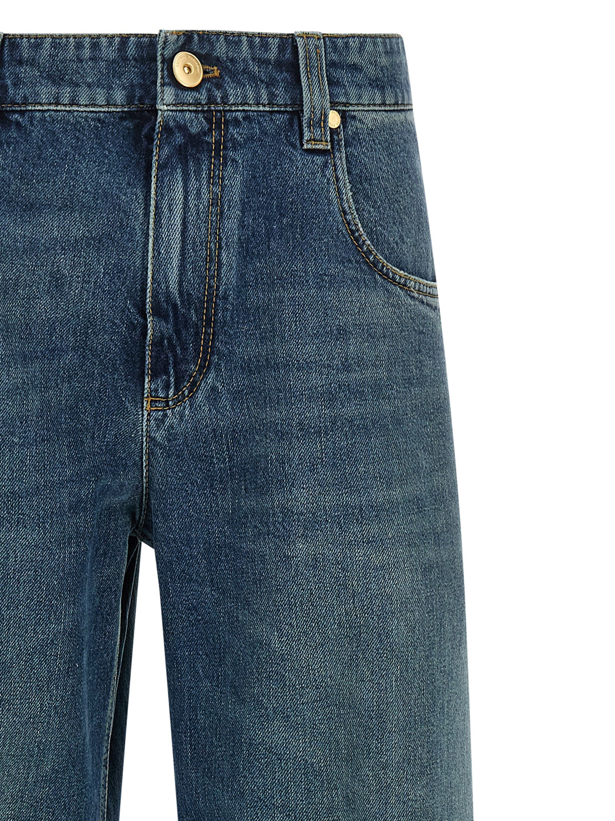 Brunello Cucinelli Blue Cotton Jeans Women's Denim