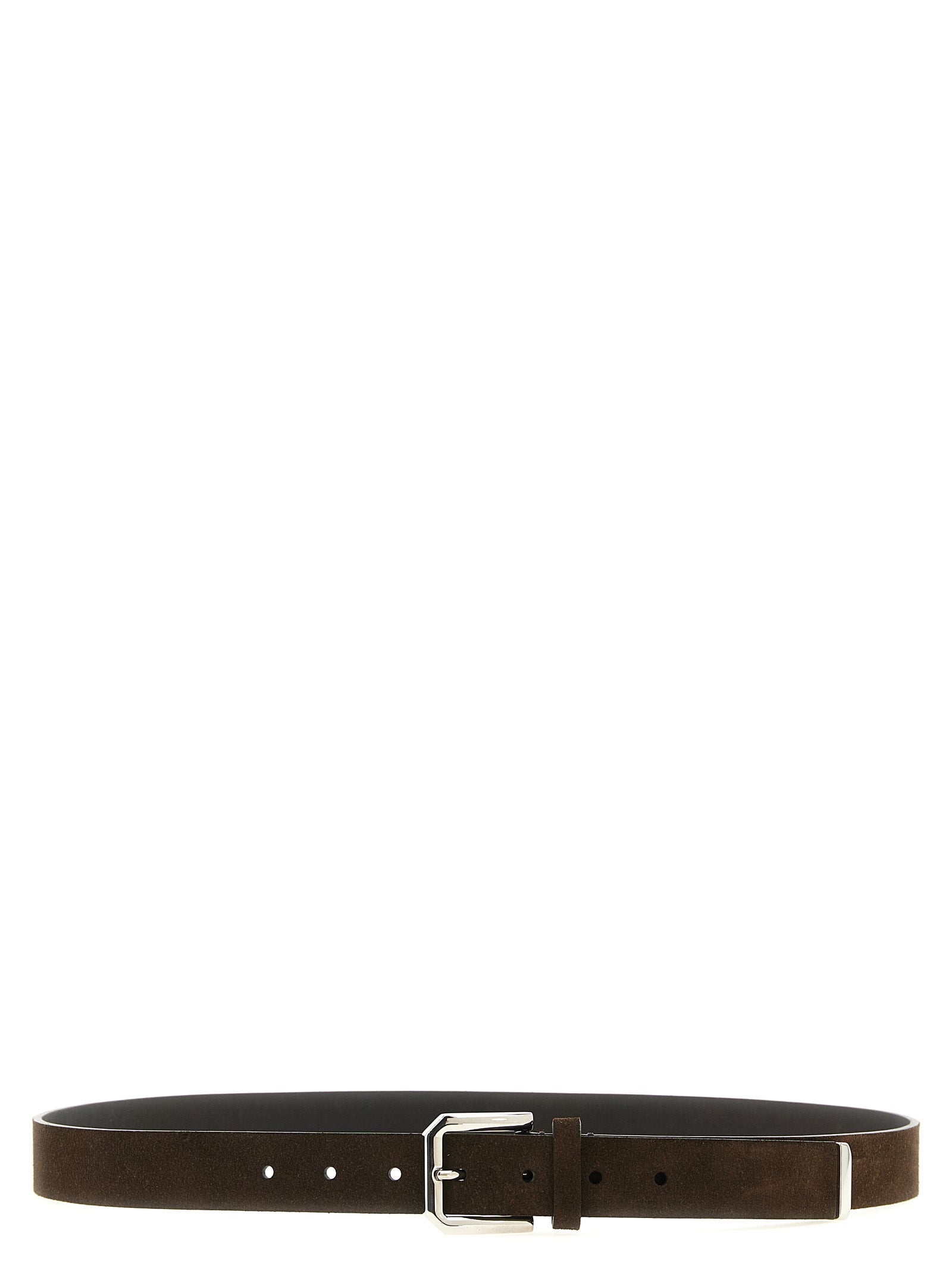 Brunello Cucinelli Brown Bull Skin Regular Men's Belt