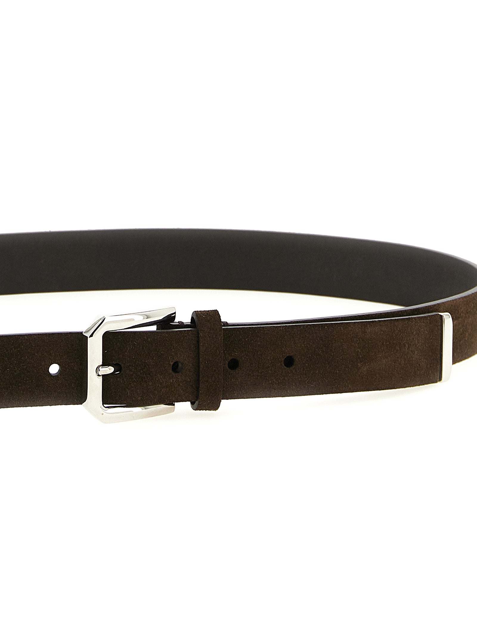 Brunello Cucinelli Brown Bull Skin Regular Men's Belt