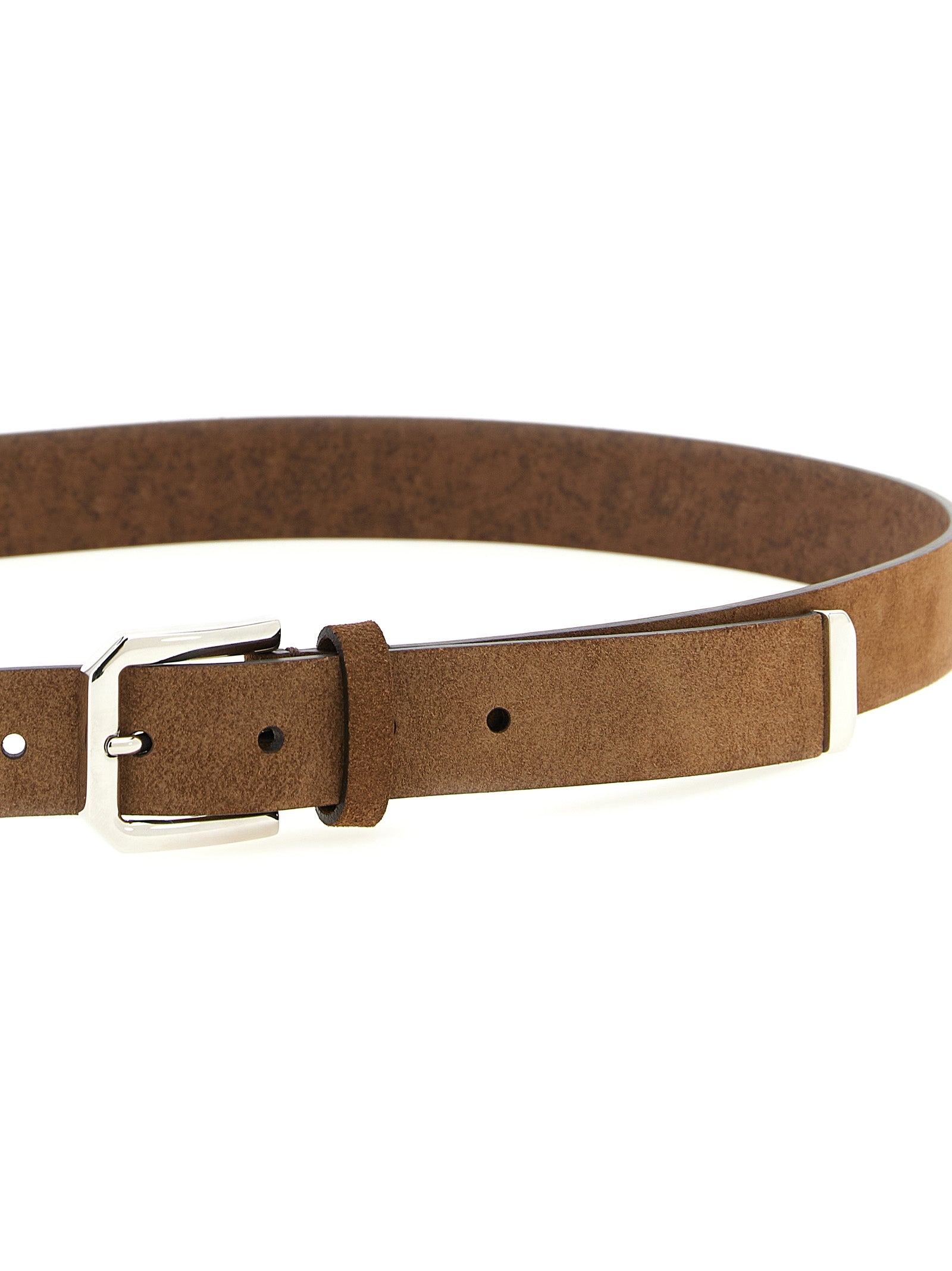 Brunello Cucinelli Brown Bull Skin Regular Men's Belt