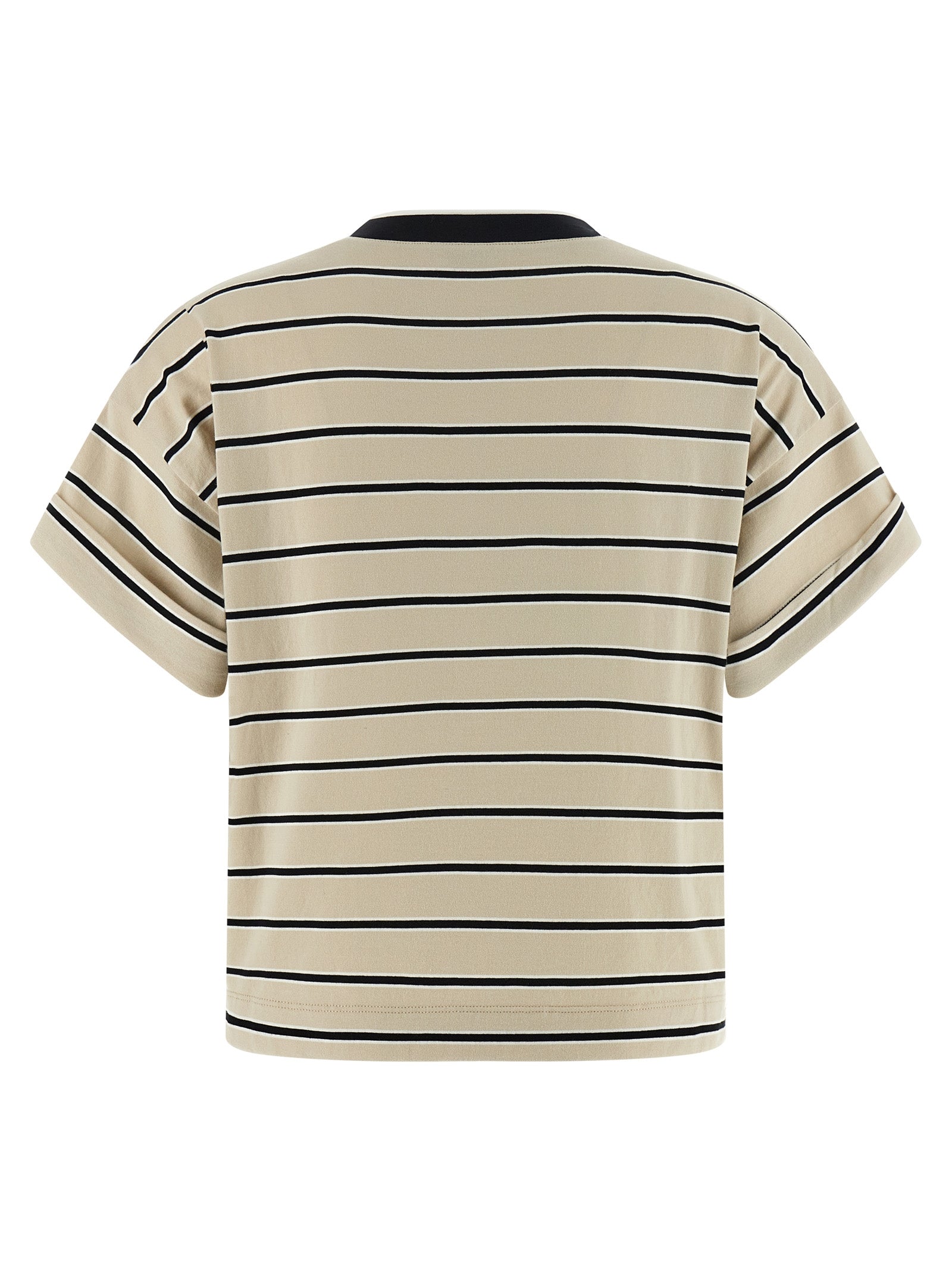 Brunello Cucinelli Beige Cotton Women's T-Shirt