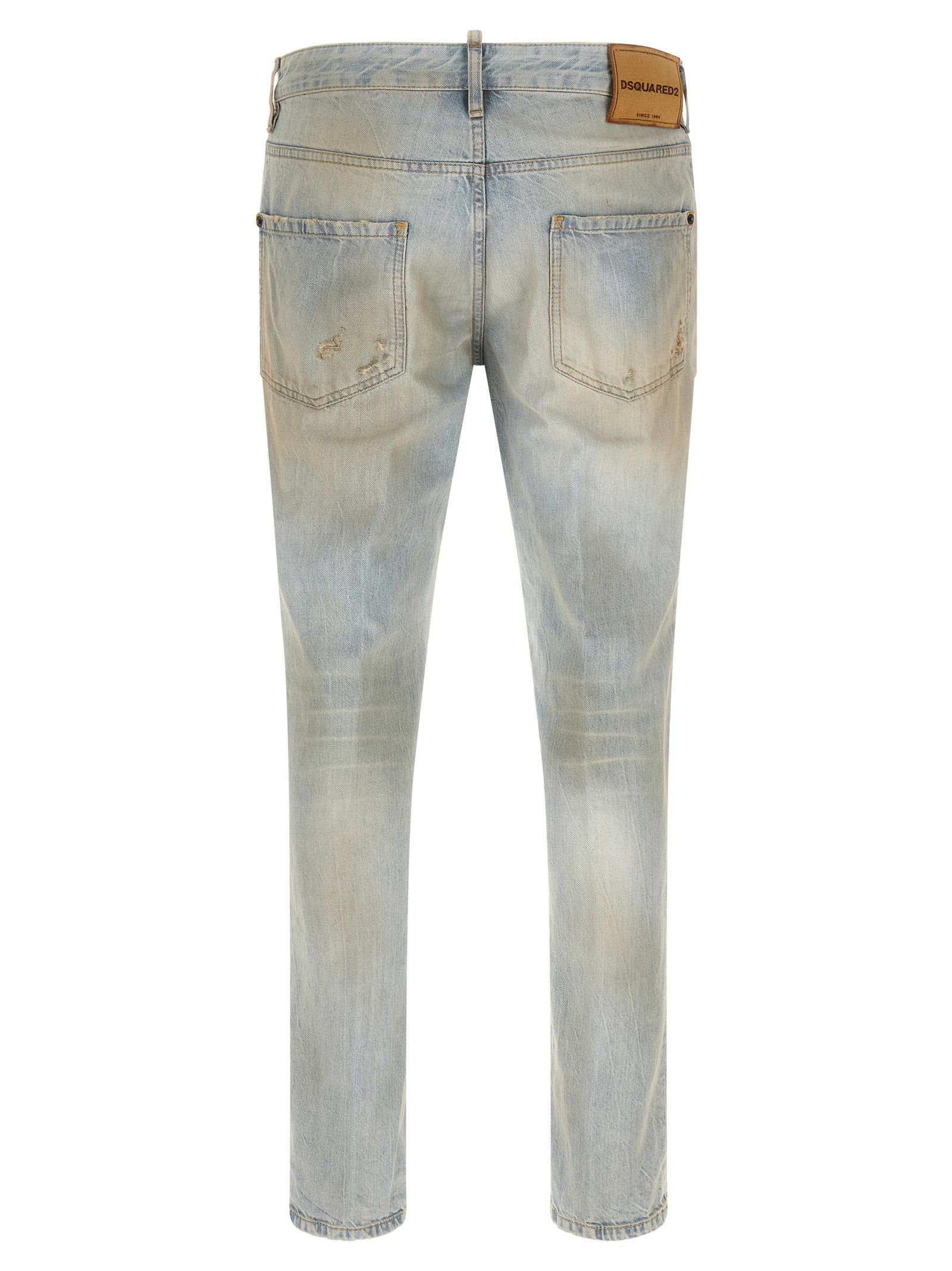 Dsquared² Blue Cotton Jeans Men's Denim