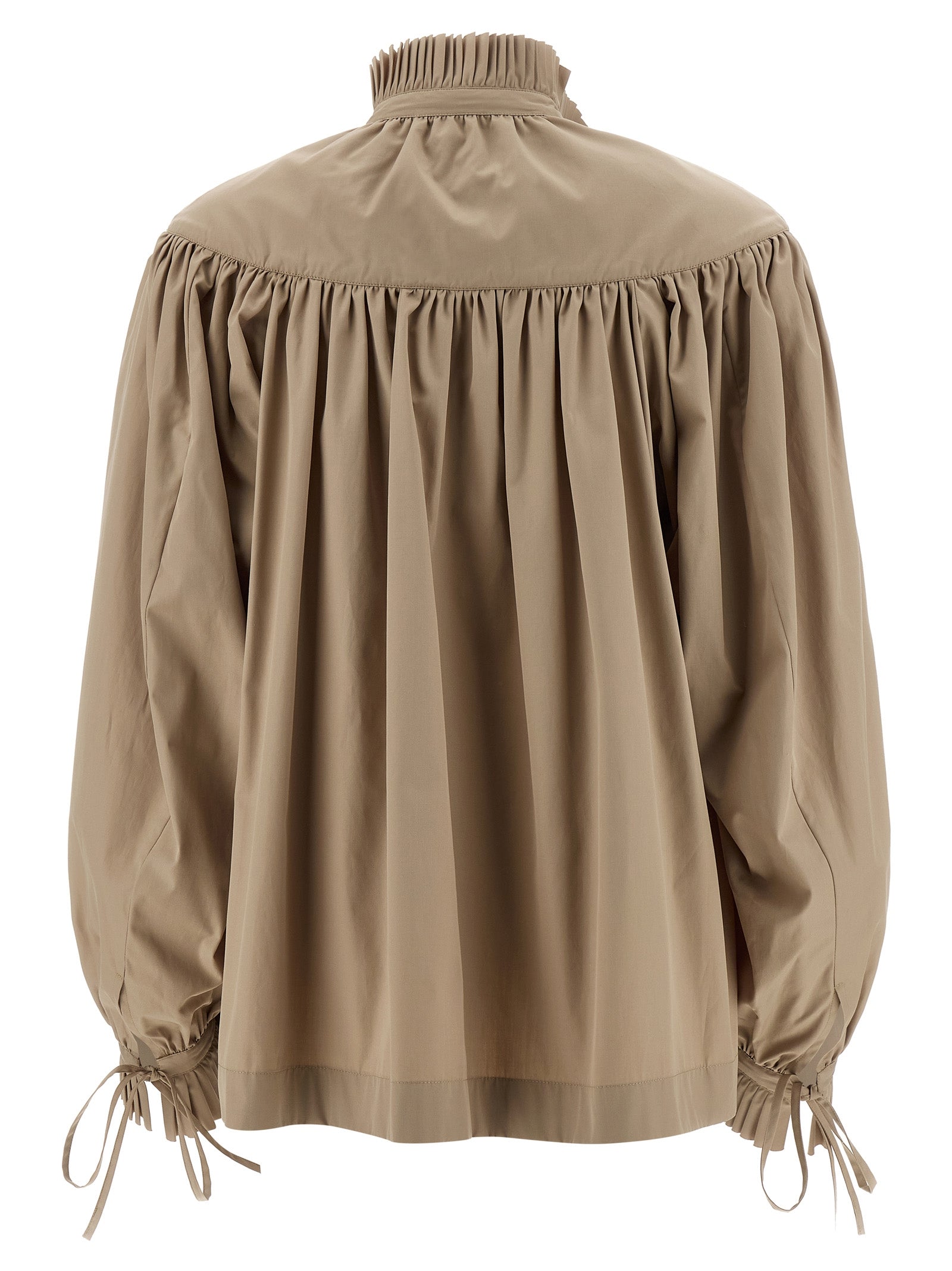 Dries Van Noten Beige Cotton Women's Blouse