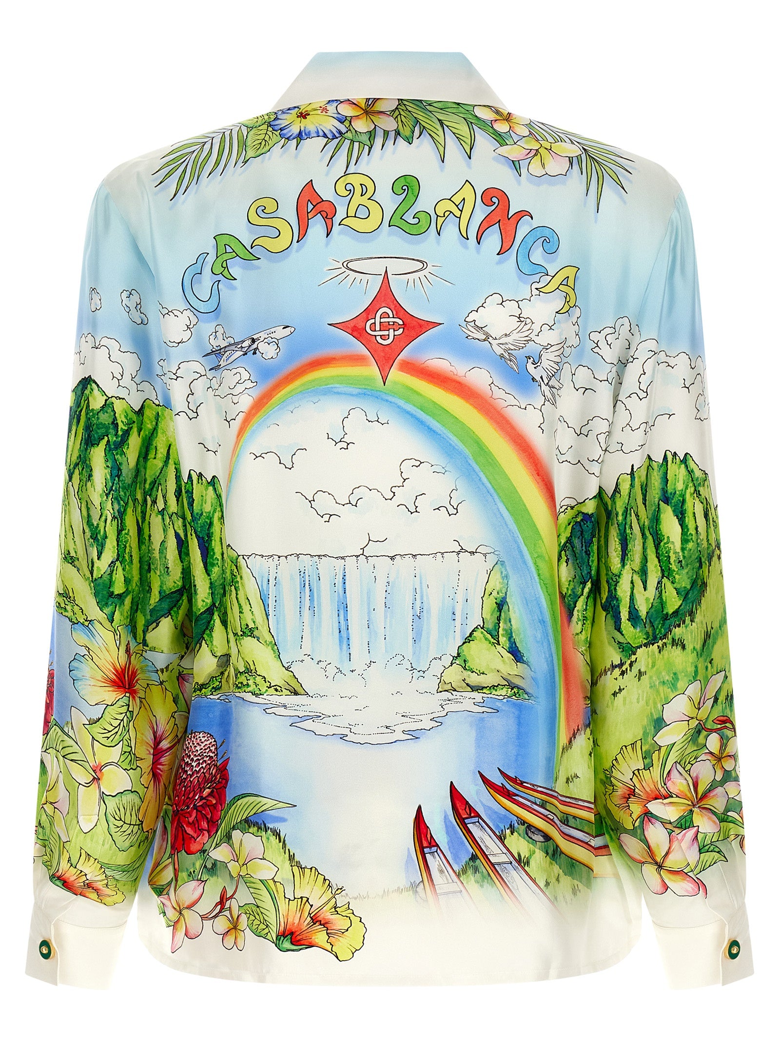 Casablanca Multicolor Silk Men's Blouse
