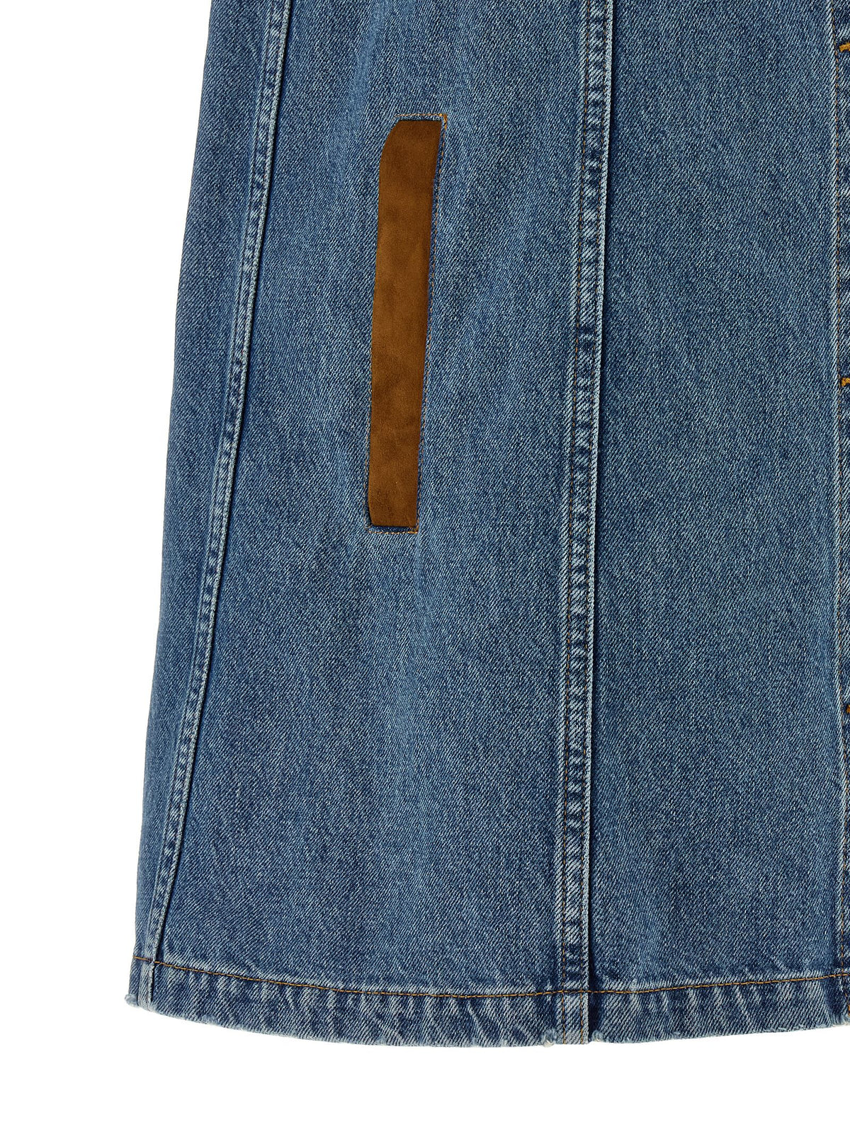Versace Blue Cotton Short Women's Dress
