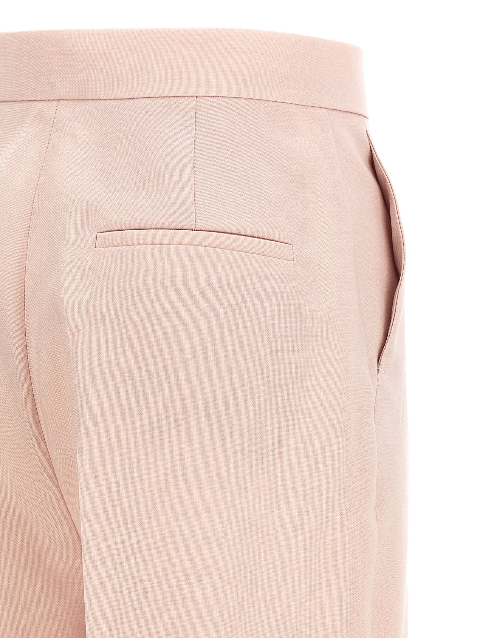 Max Mara Multicolor Virgin Wool Casual Women's Pants