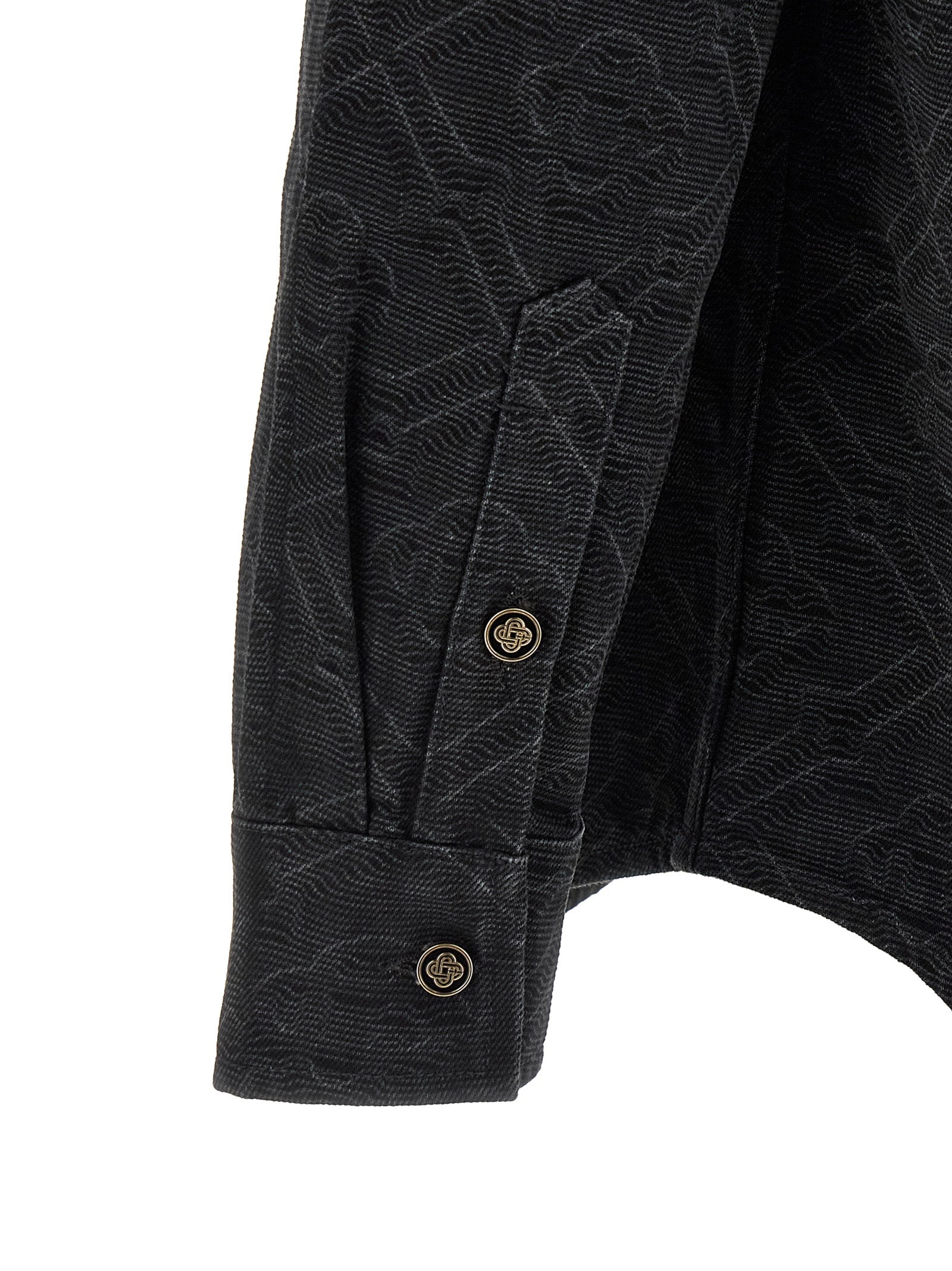Casablanca Black Cotton Men's Blouse