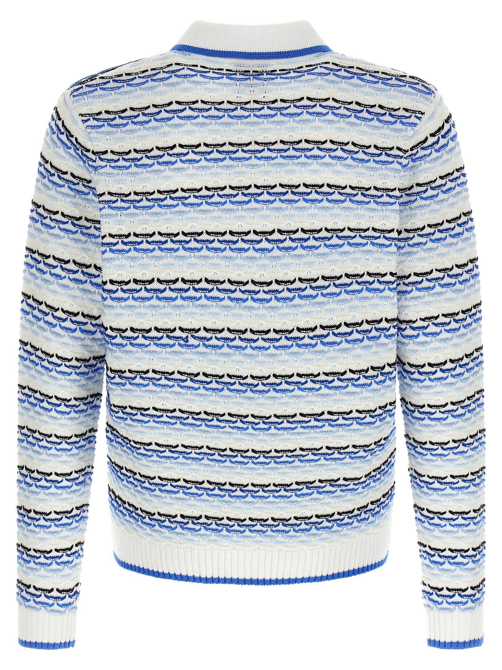 Casablanca Blue Cotton Polo Men's Shirt