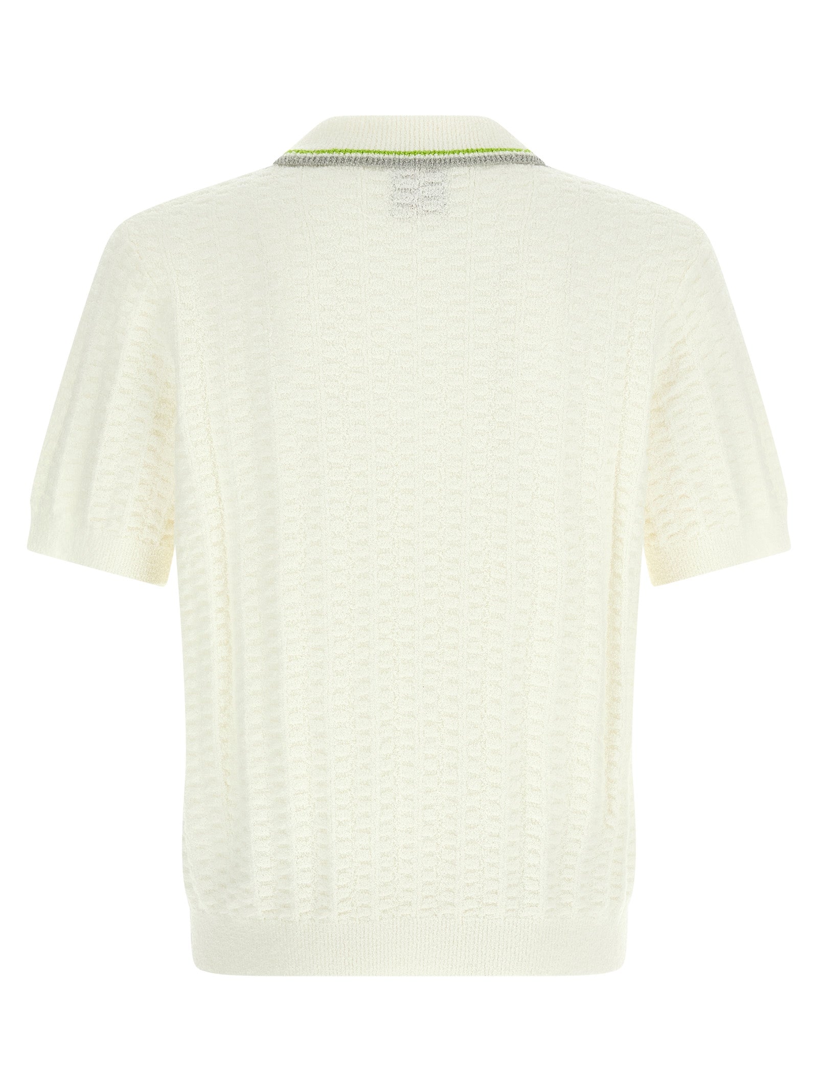 Casablanca White Cotton Polo Men's Shirt