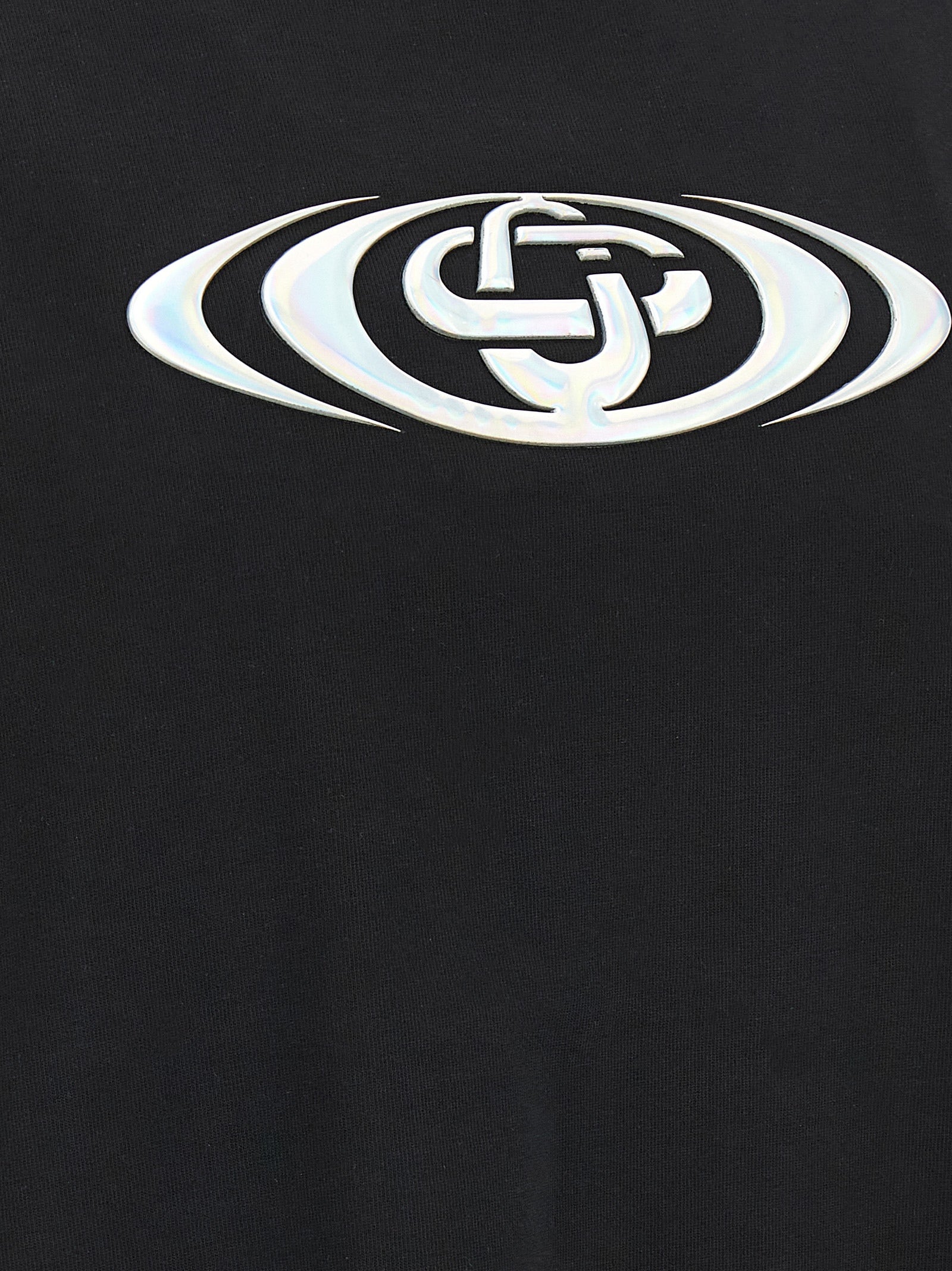 Casablanca Black Organic Cotton Men's T-Shirt