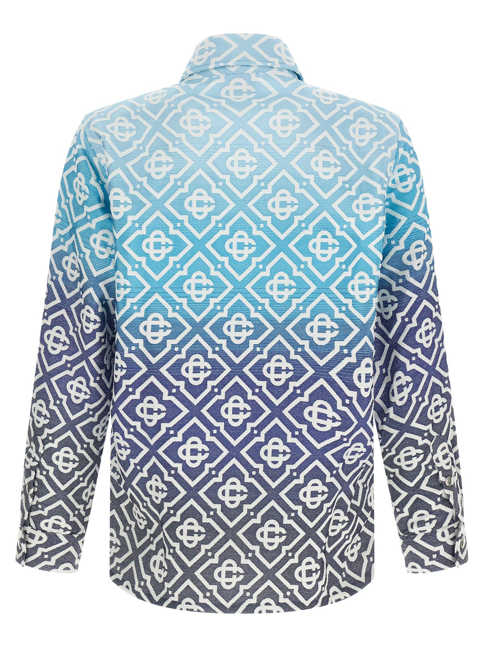 Casablanca Blue Cotton Shell Men's Jacket