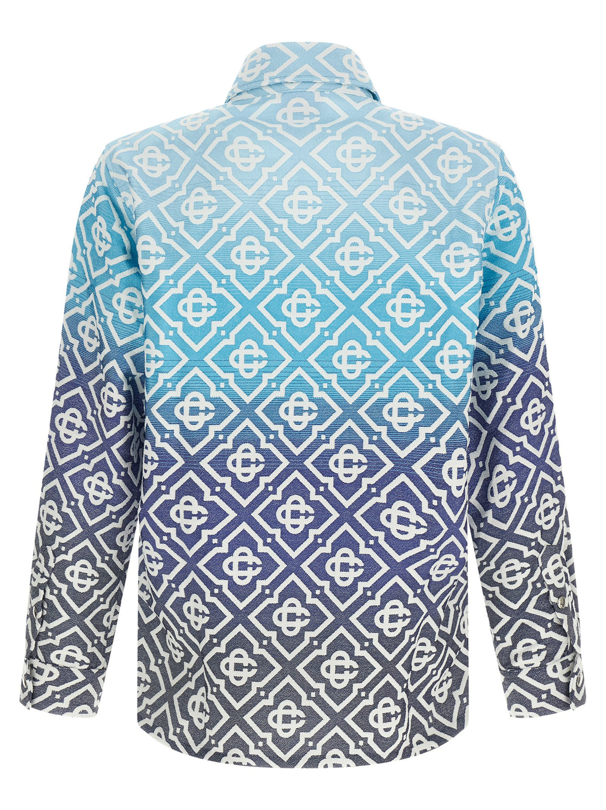 Casablanca Blue Cotton Shell Men's Jacket