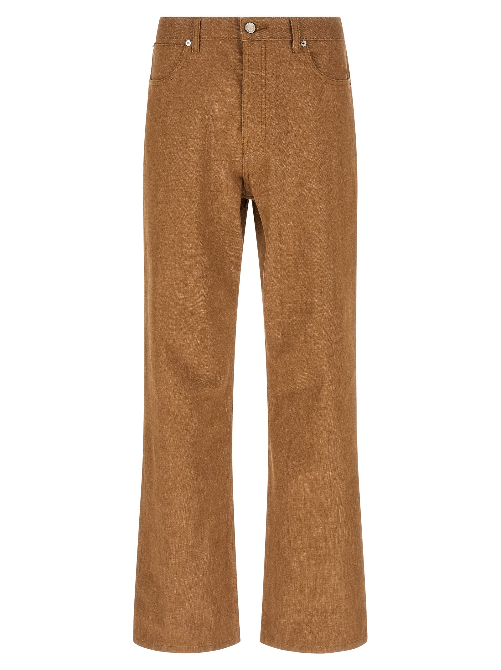 A.P.C. Brown Cotton Jeans Men's Denim