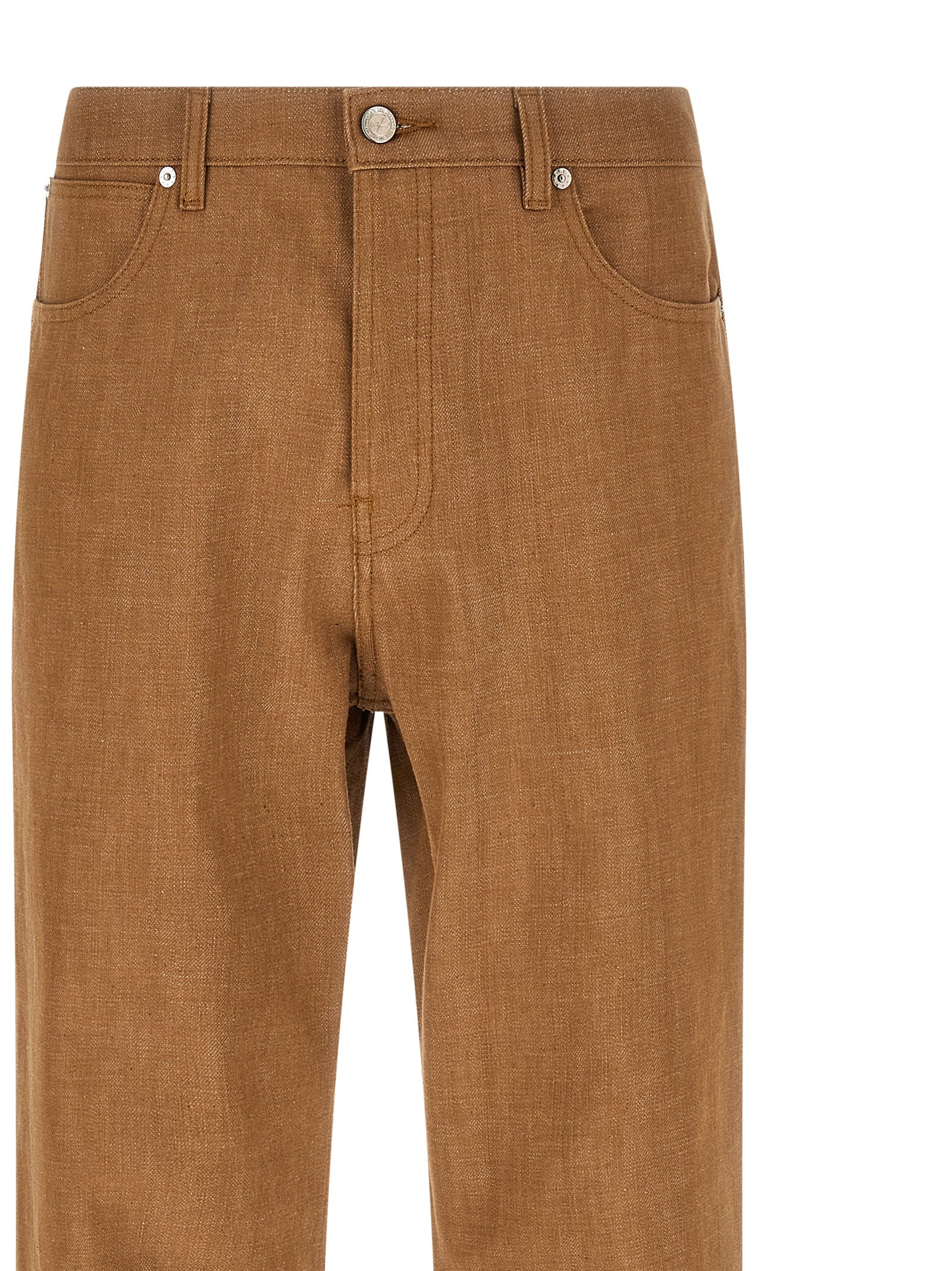 A.P.C. Brown Cotton Jeans Men's Denim