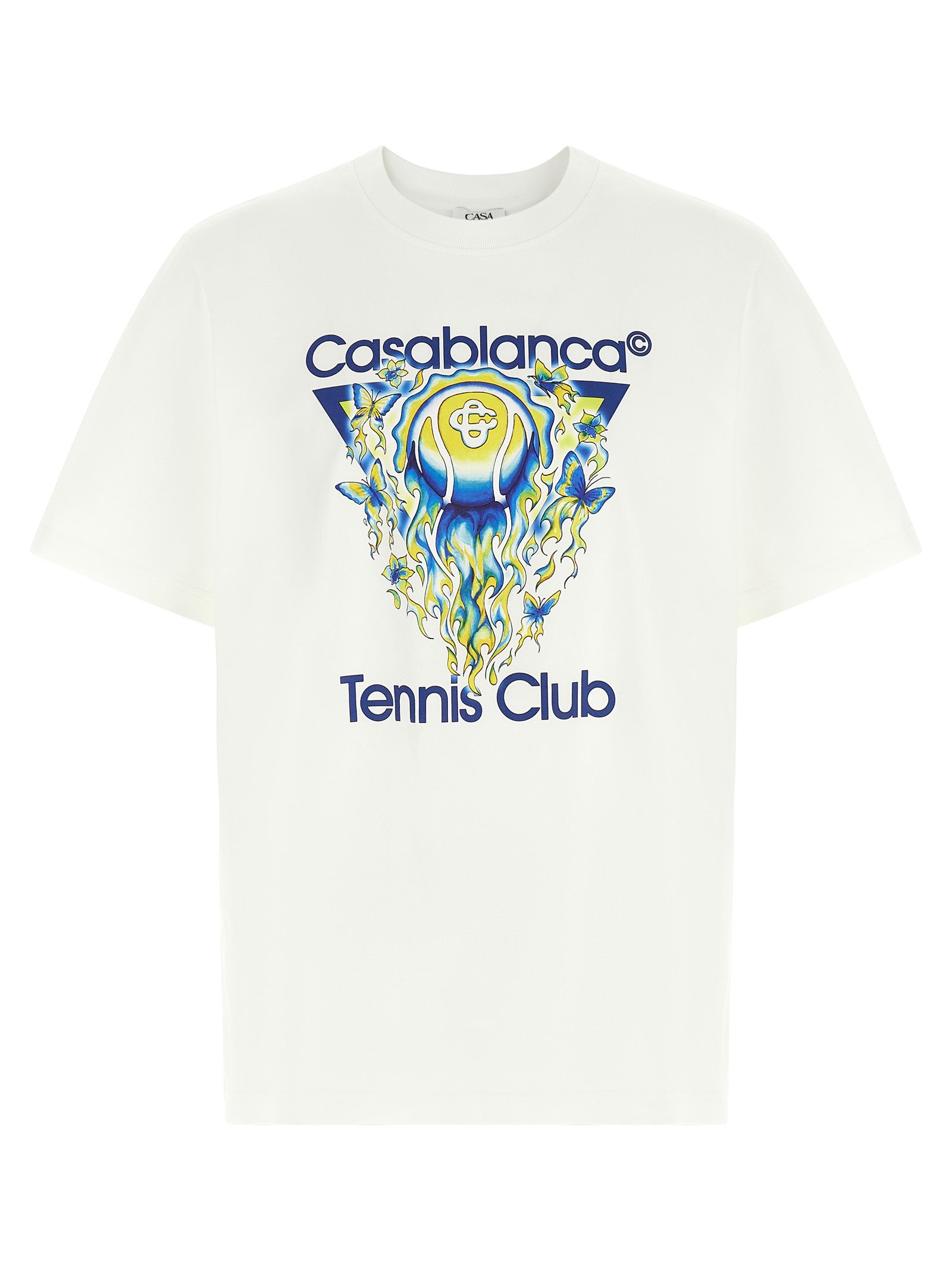 Casablanca White Organic Cotton Men's T-Shirt