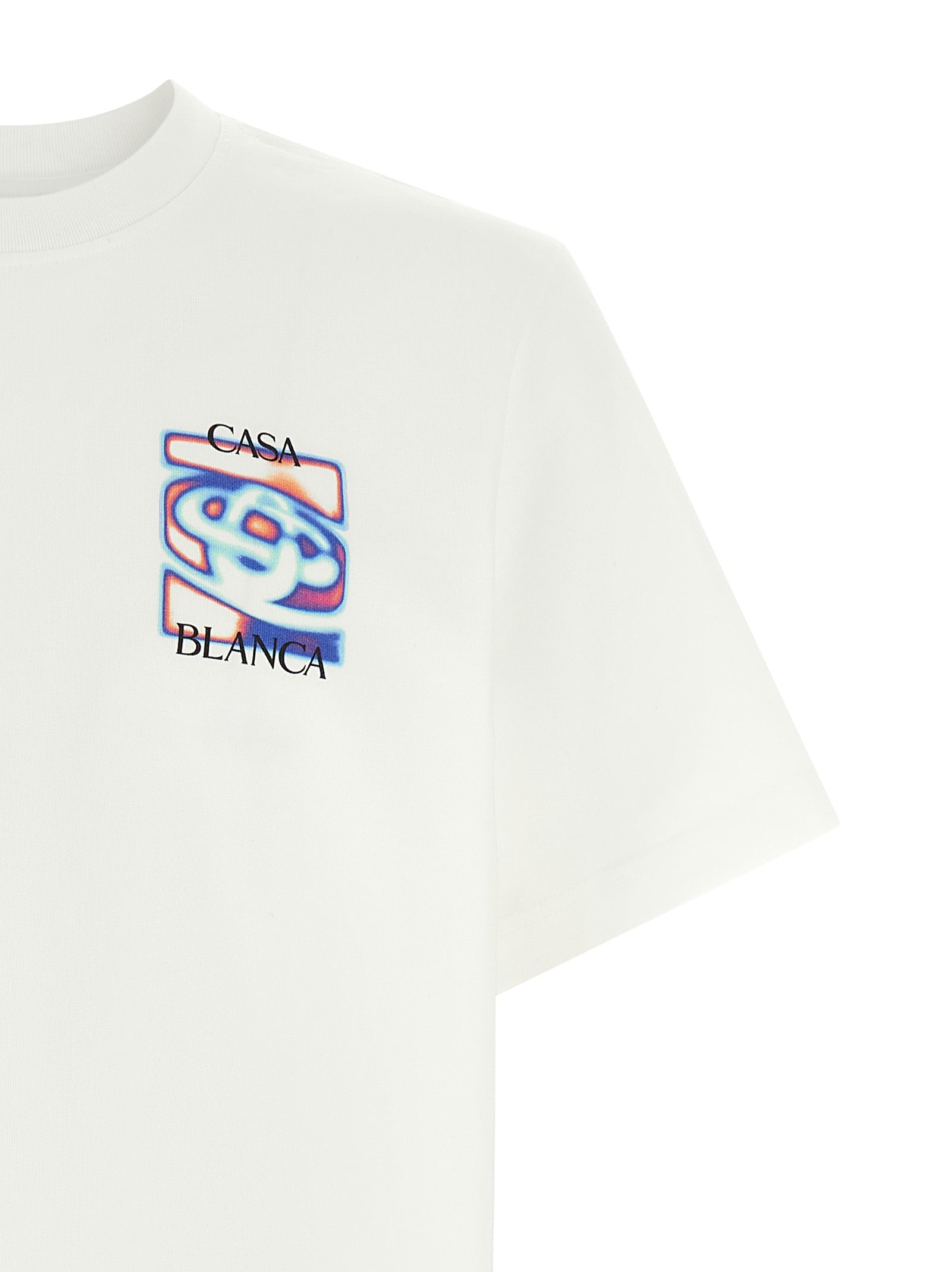 Casablanca White Organic Cotton Men's T-Shirt