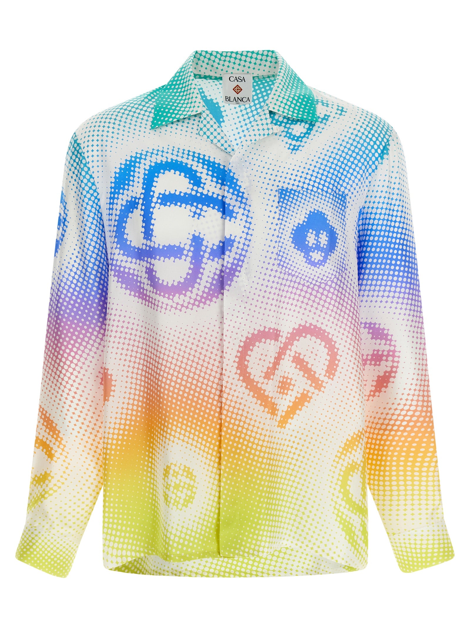 Casablanca Multicolor Silk Men's Blouse