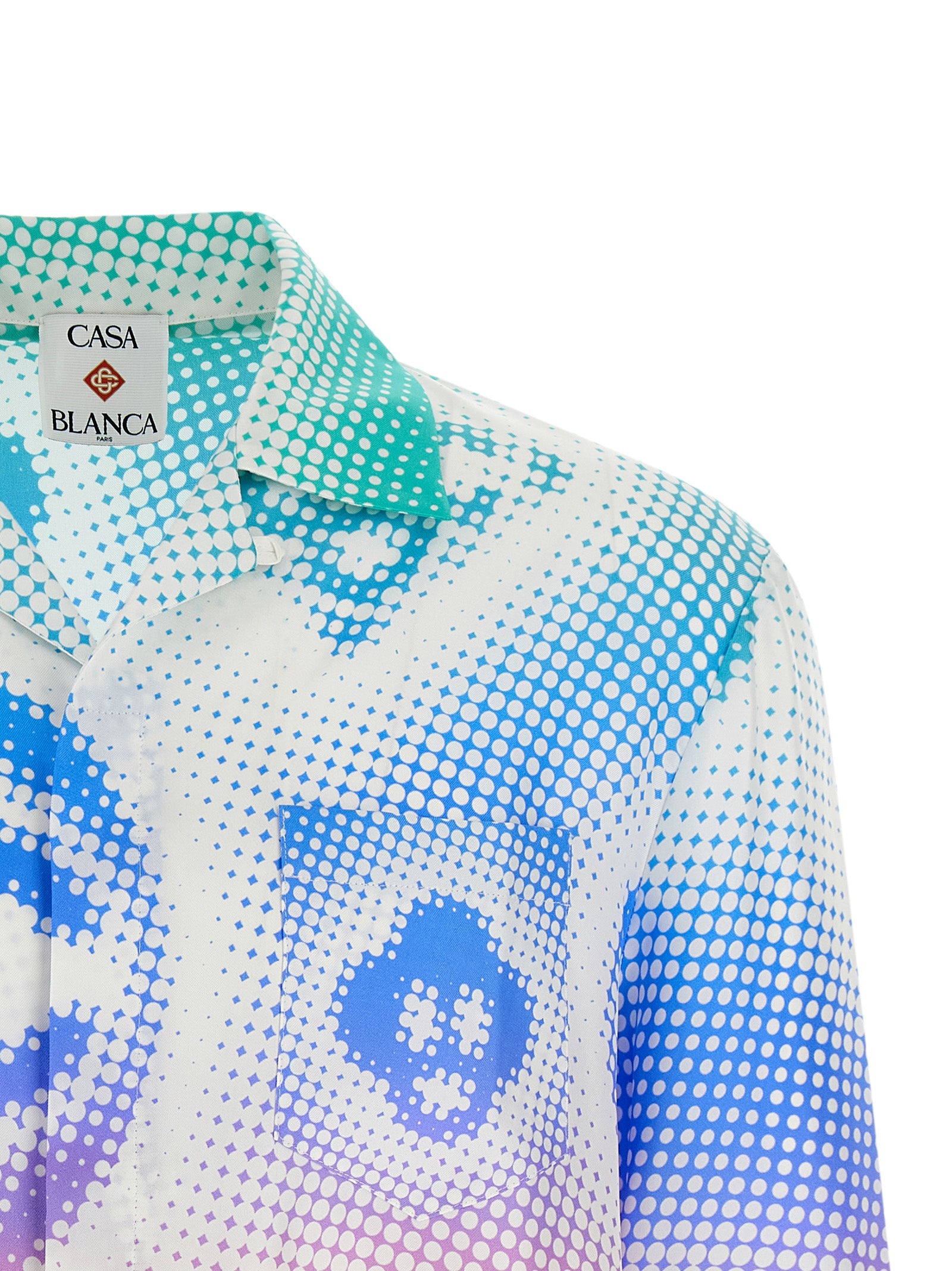 Casablanca Multicolor Silk Men's Blouse