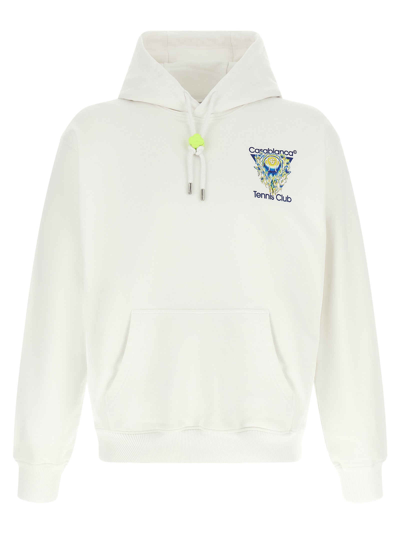 Casablanca White Organic Cotton Men's Sweatshirt