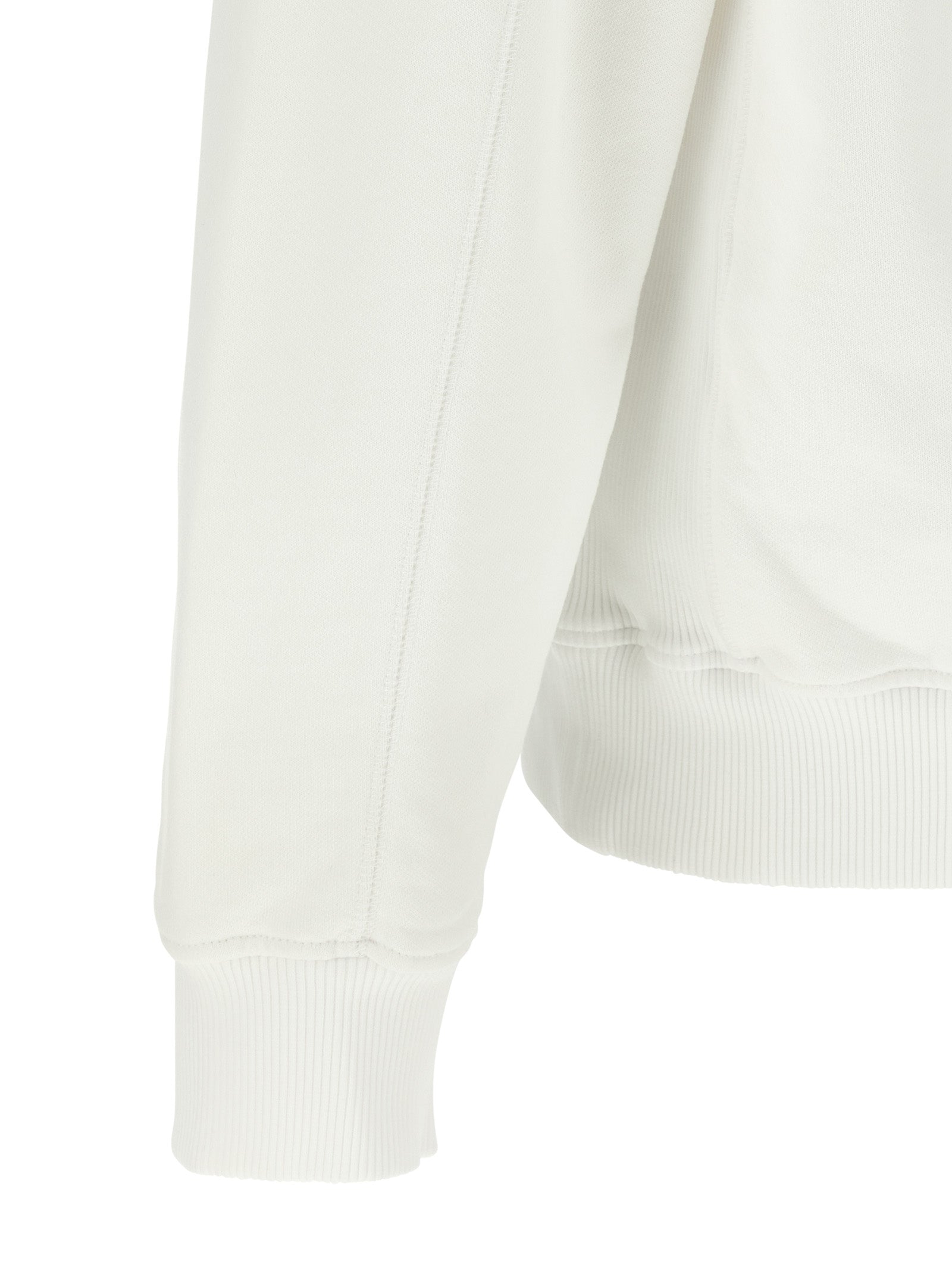 Casablanca White Organic Cotton Men's Sweatshirt