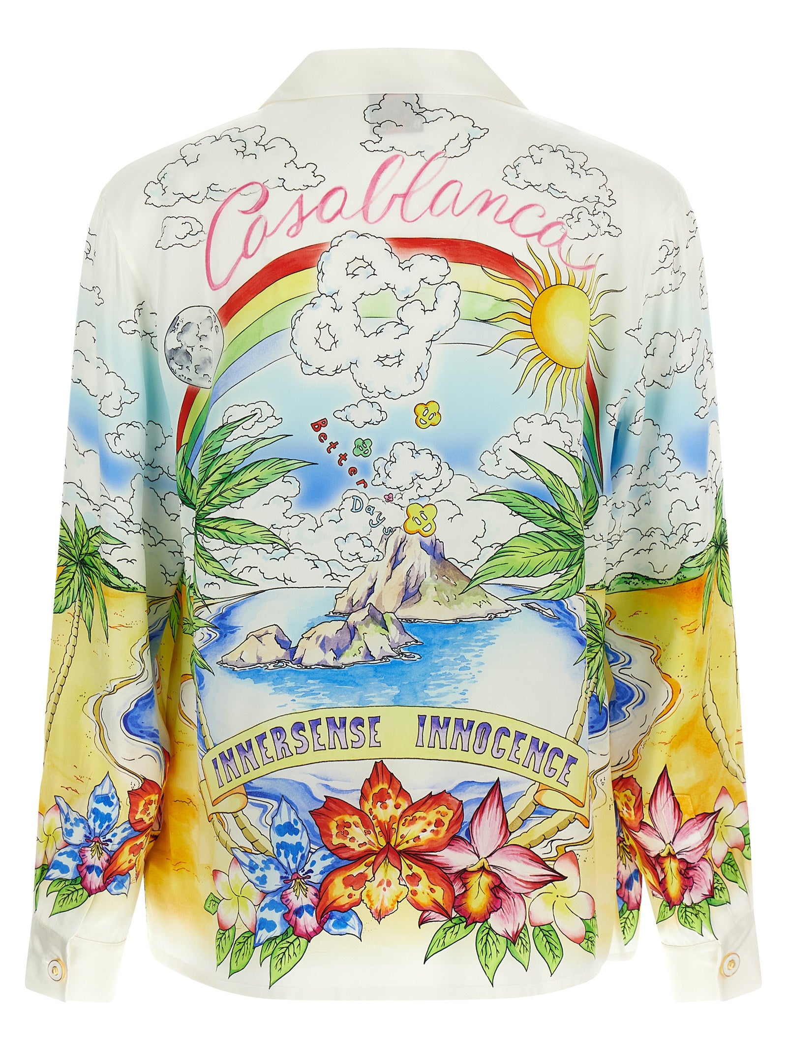 Casablanca Multicolor Silk Men's Blouse