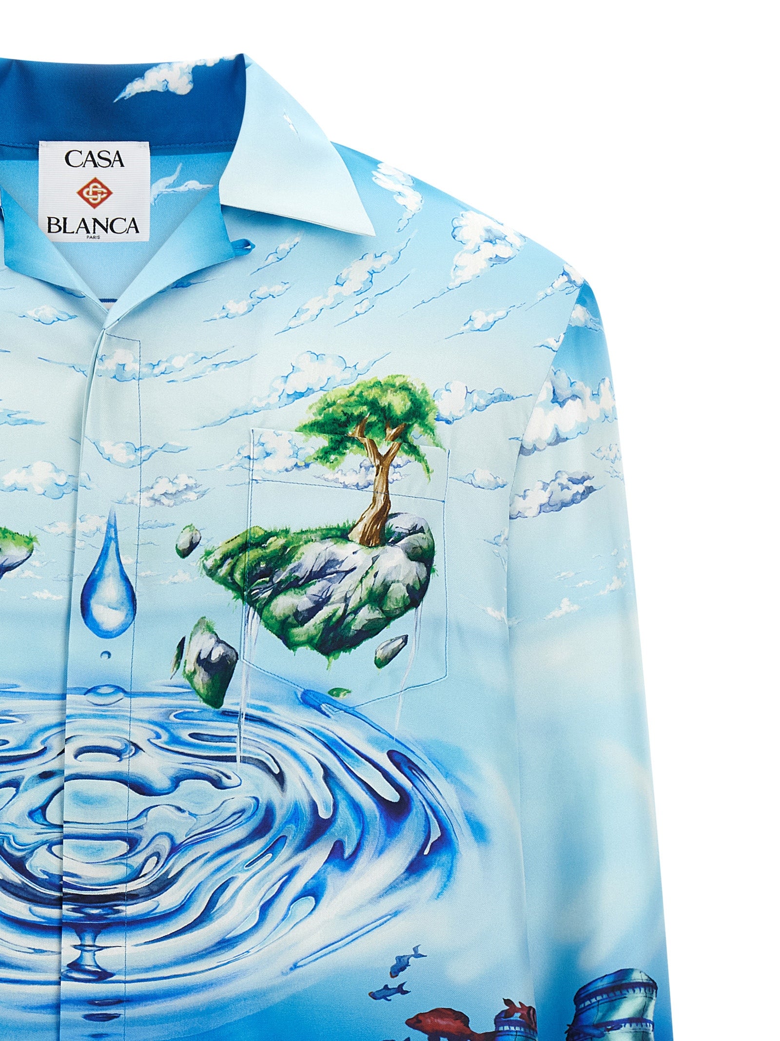 Casablanca Multicolor Silk Men's Blouse