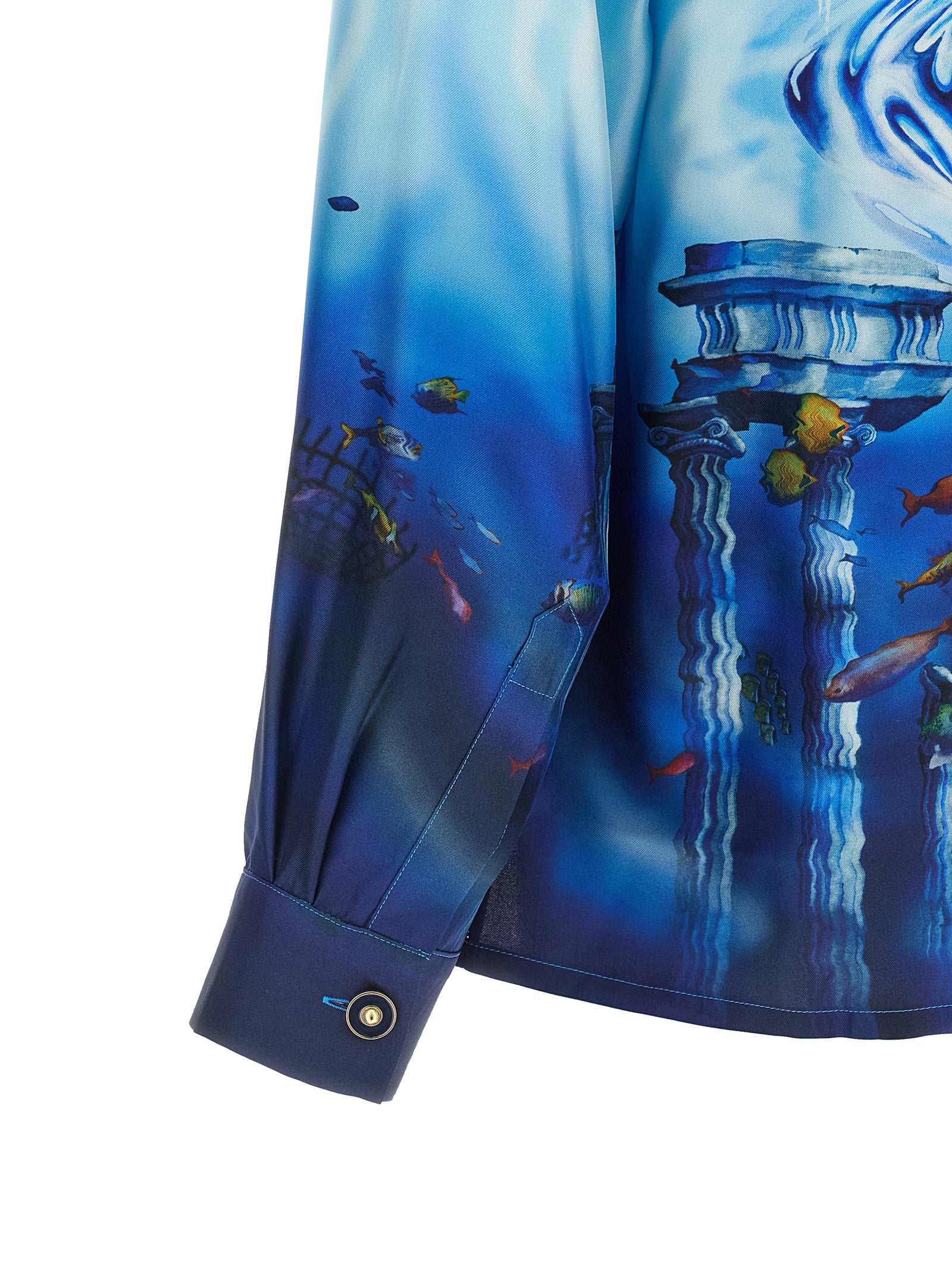 Casablanca Multicolor Silk Men's Blouse
