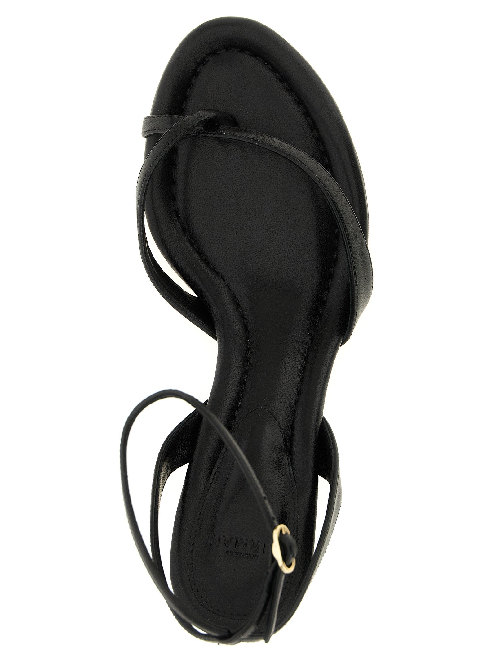 Alexandre Birman Black Cowhide Stiletto Heel Women's Sandals