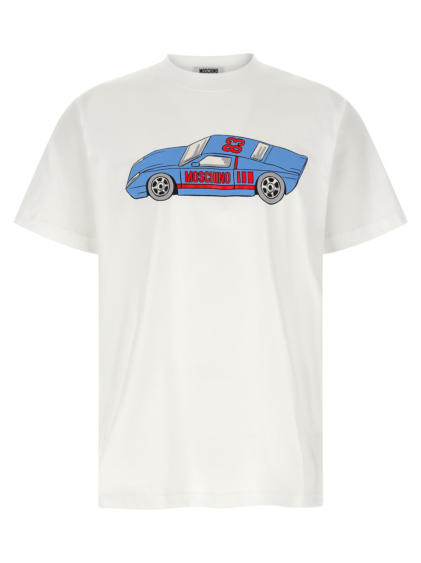Moschino White Cotton Men's T-Shirt