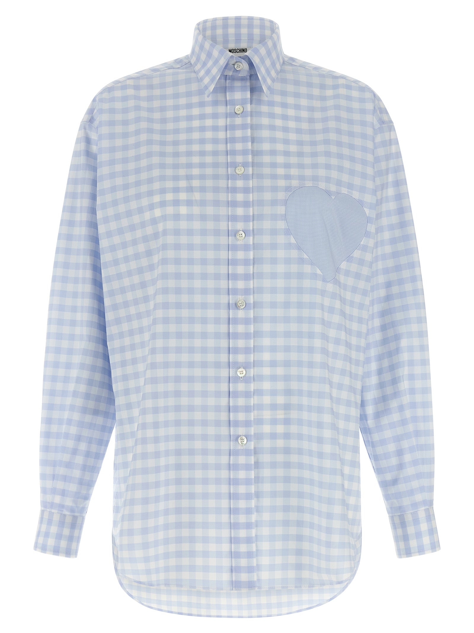 Moschino Blue Cotton Women's Blouse
