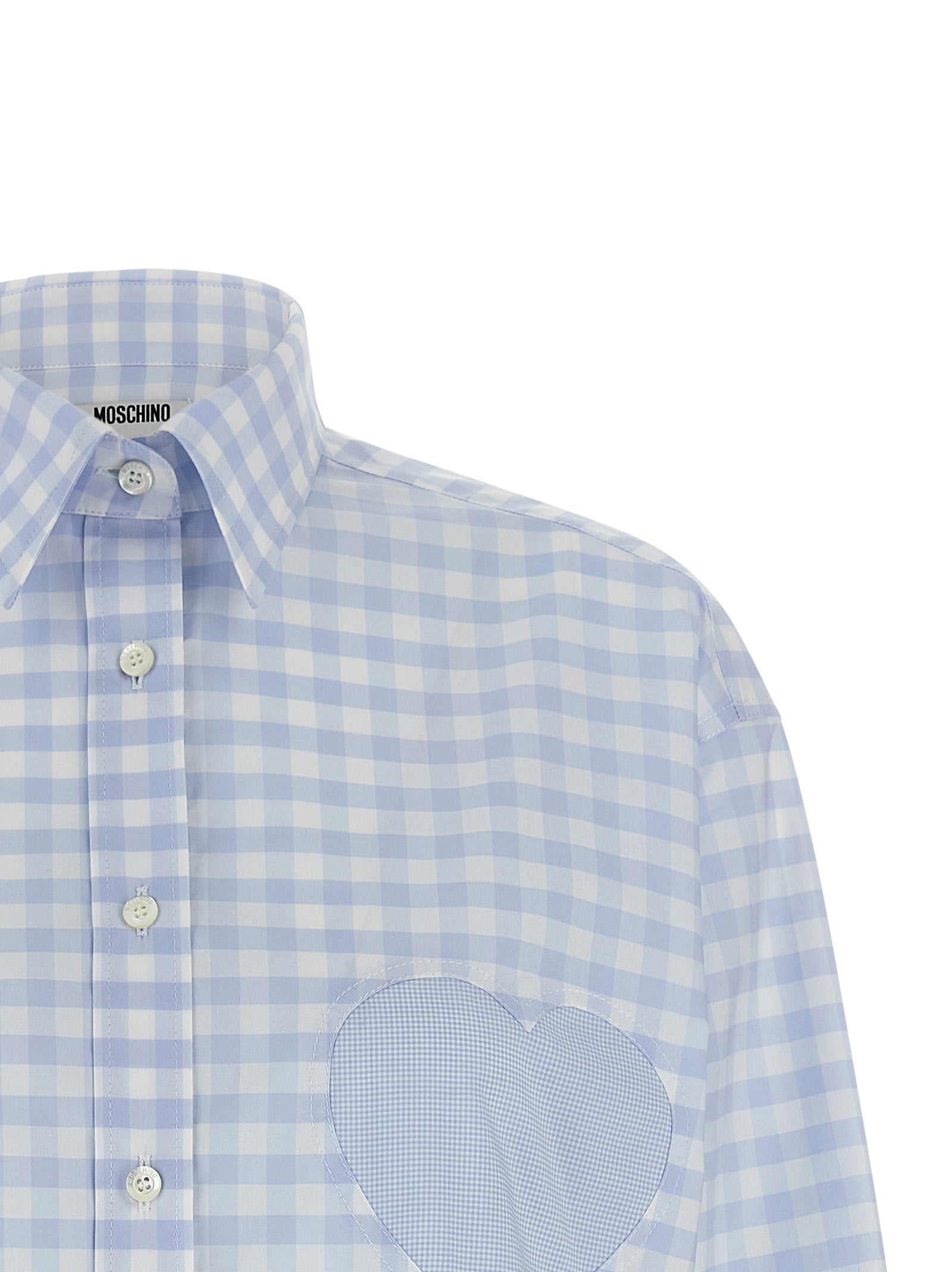 Moschino Blue Cotton Women's Blouse