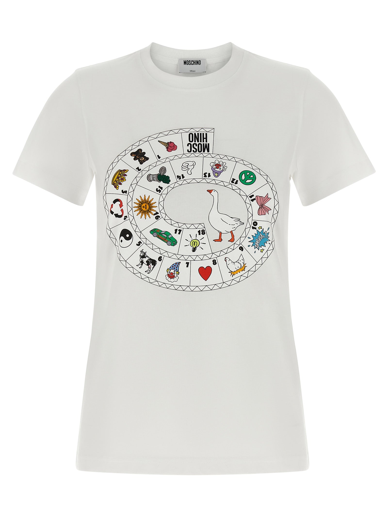 Moschino White Cotton Women's T-Shirt