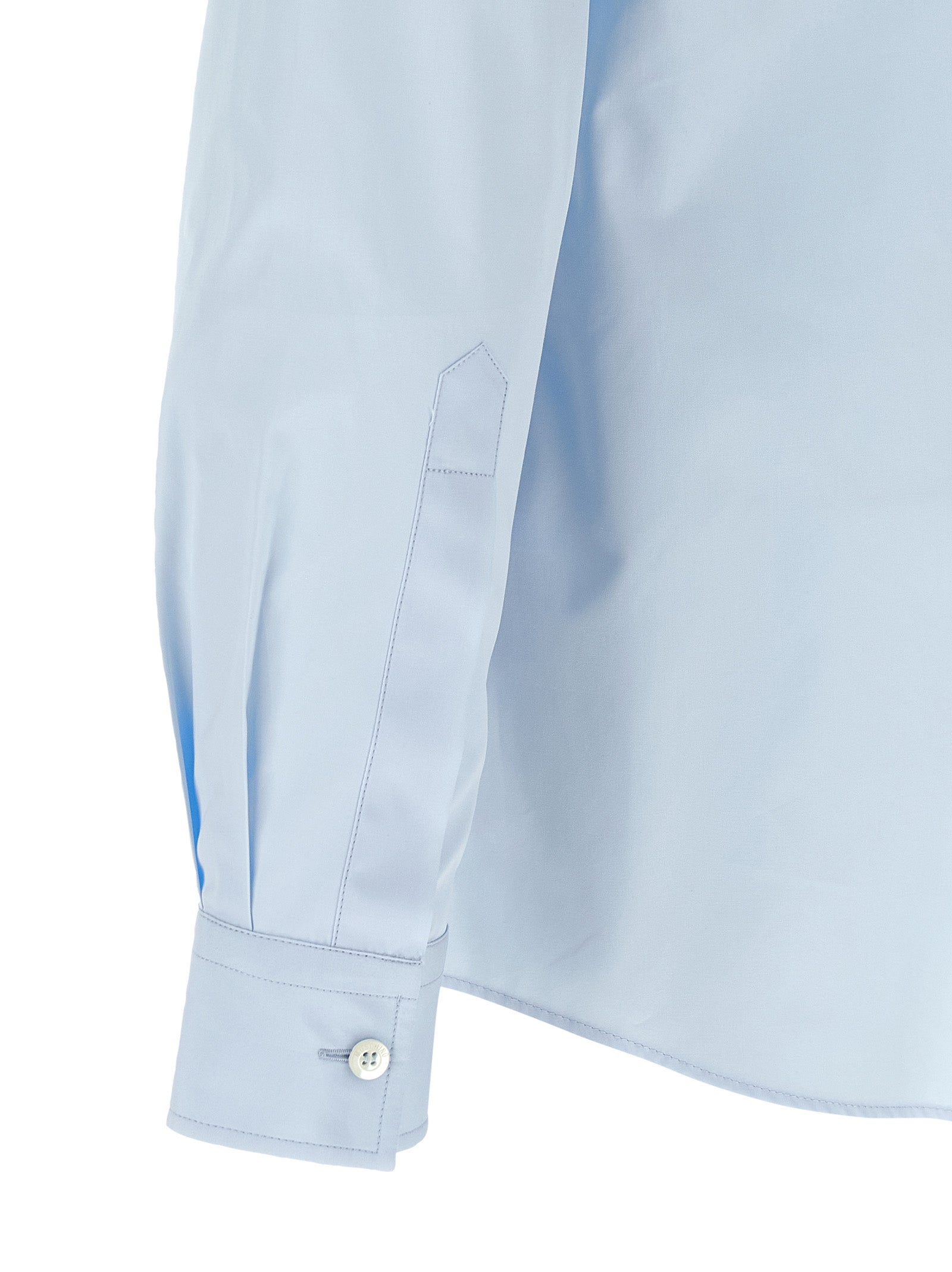 Moschino Blue Cotton Men's Blouse